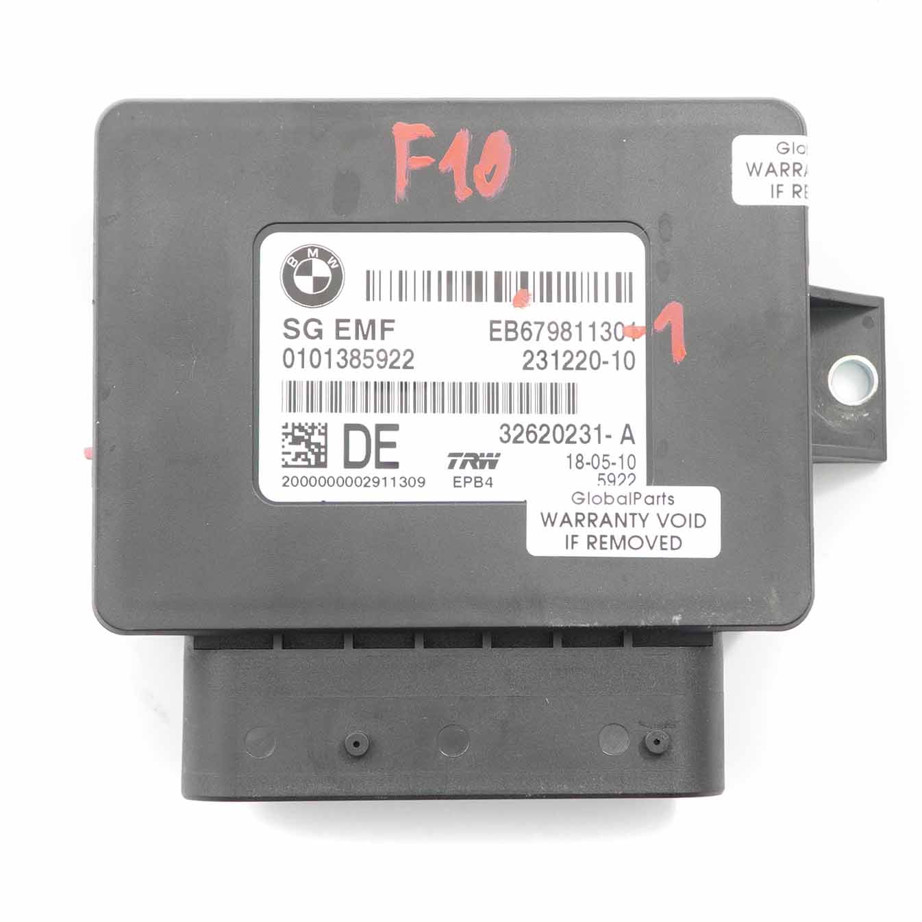 BMW F10 F11 LCI Steuergerät Modul Parken Handbremse EMF 6798113