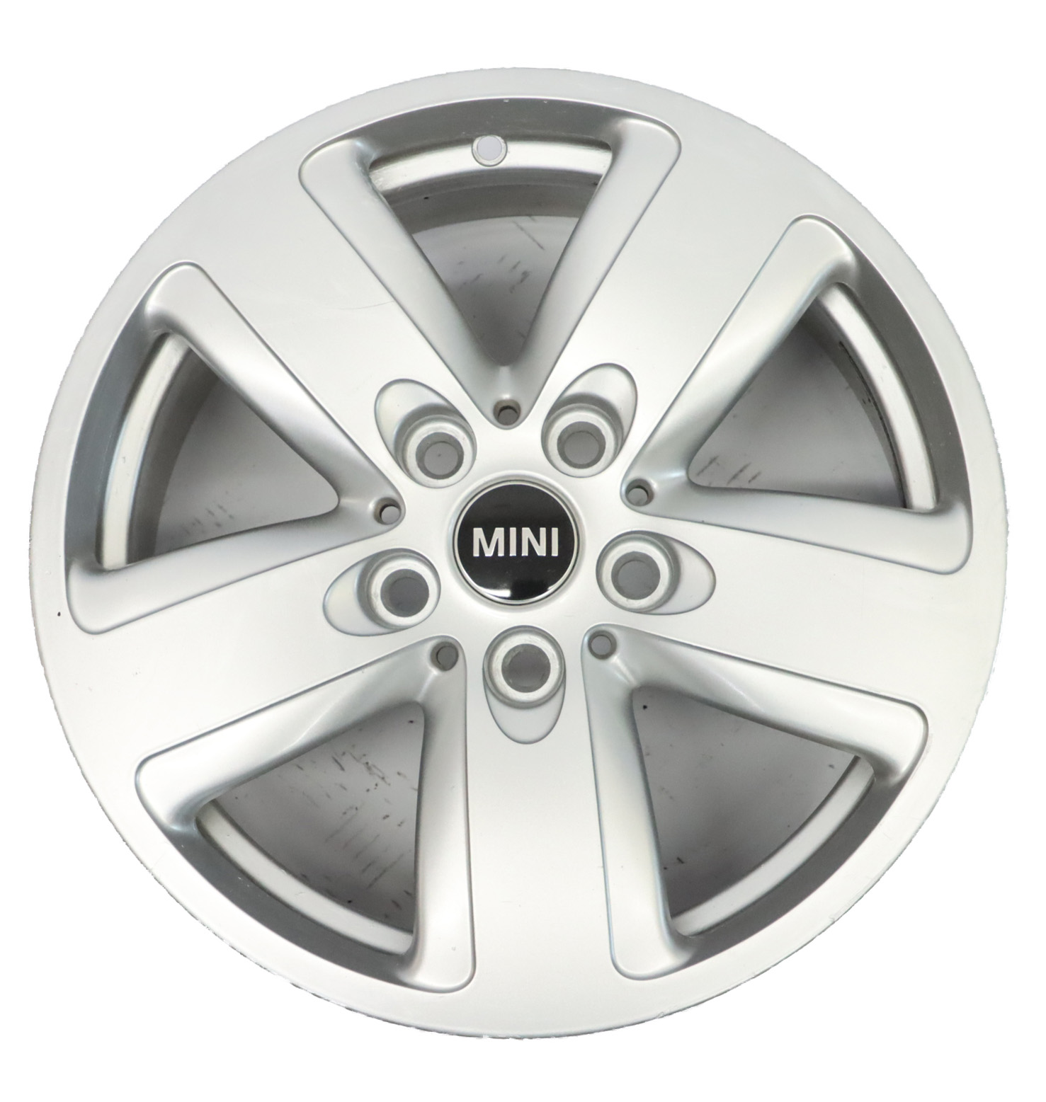 Mini Cooper F54 Silberne Leichtmetallfelge 16" ET:54 7J Revolite Speiche 6856043