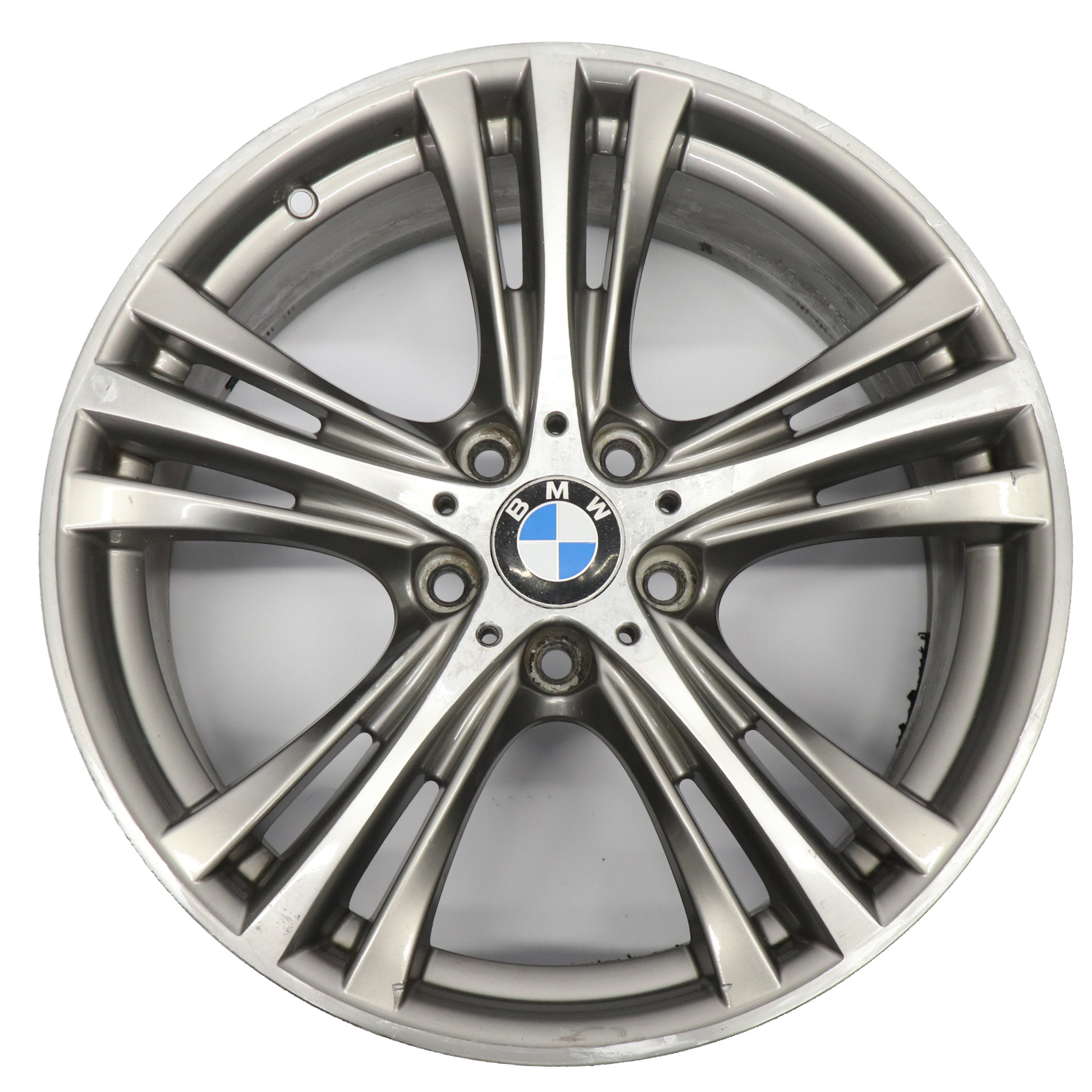 BMW F30 Ferric Grey Rear Alloy Wheel Rim 19" 8,5J ET:47 Star Spoke 407 6857566