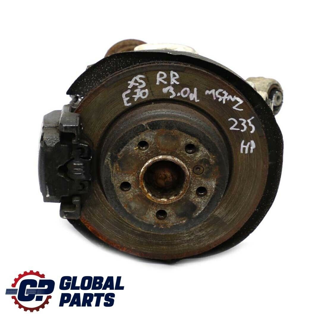 BMW X5 E70 3.0d M57N2 Rear Right O/S Suspension Leg Axle Brake Disc