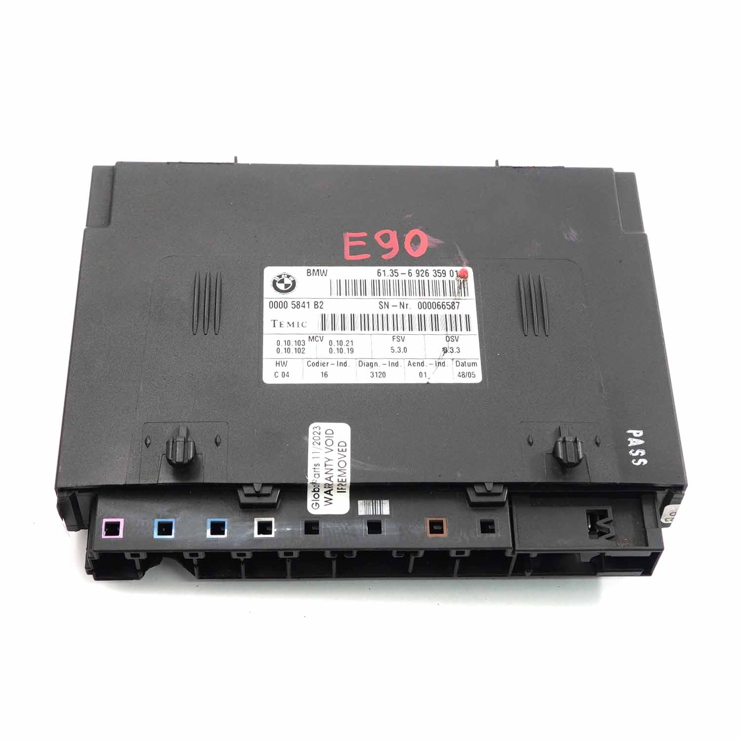 Vorder sitz modul BMW E87 E90 E91 E92 Steuergerät ECU 6926359