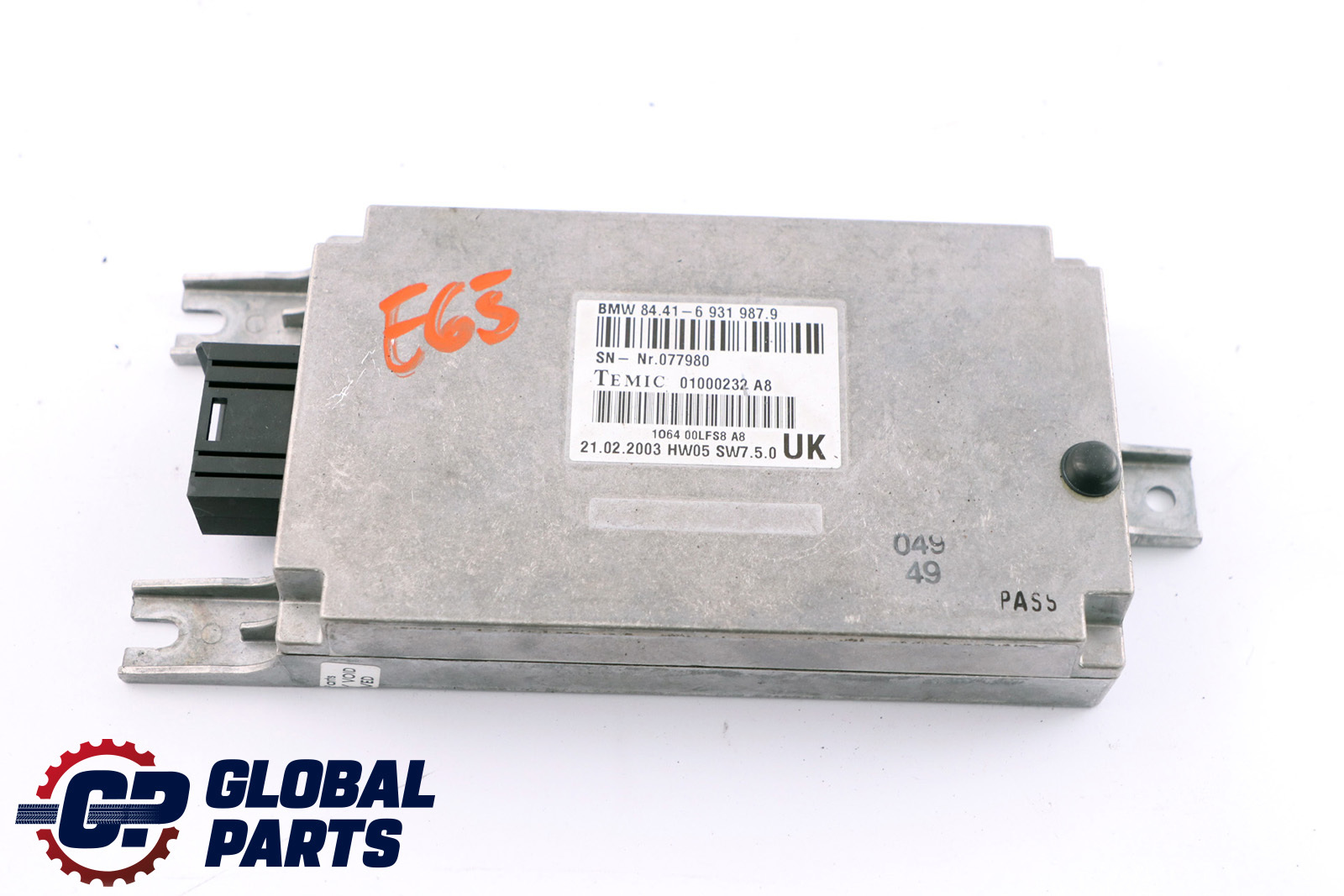 BMW 7 Series E65 E66 E67 Control Unit Voice Input System Module 6931987