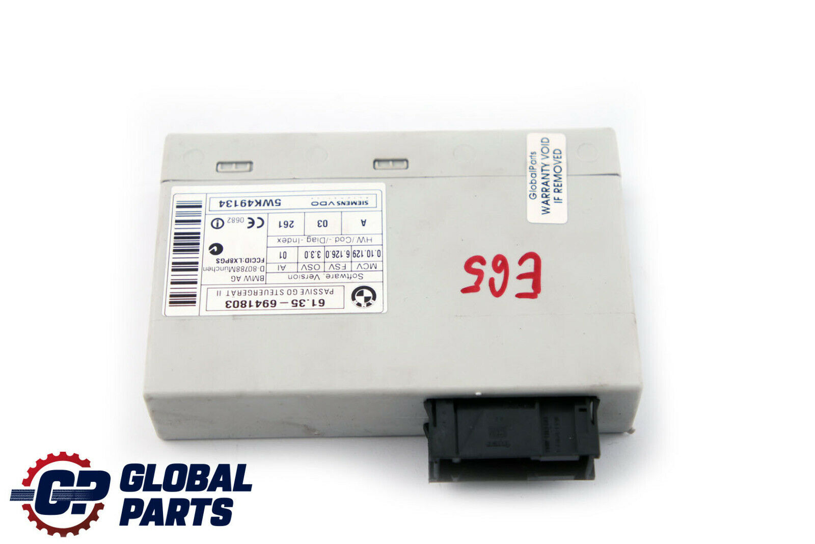 BMW 7 Series E65 E66 E67 Control Unit Module Passive Go 6941803