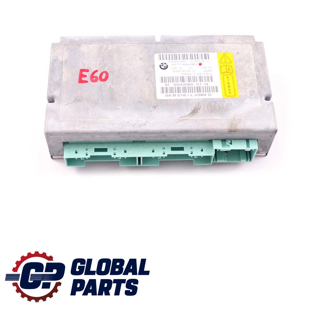 BMW 5 Series E60 E61 Airbag ECU Control Unit Gateway Module 6943085