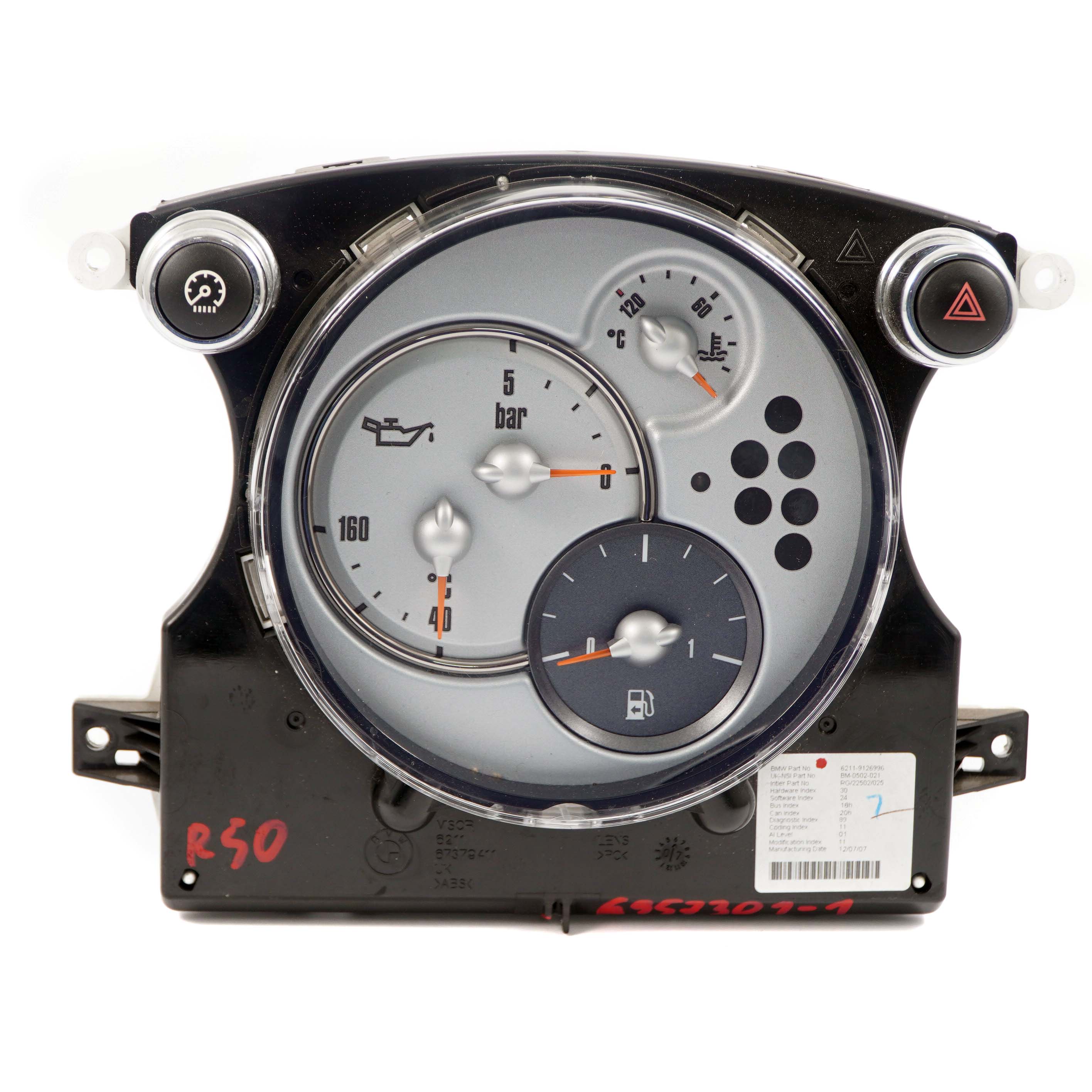 Mini Cooper One R50 R52 Instrumentenkombination Chrono Paket 6957301