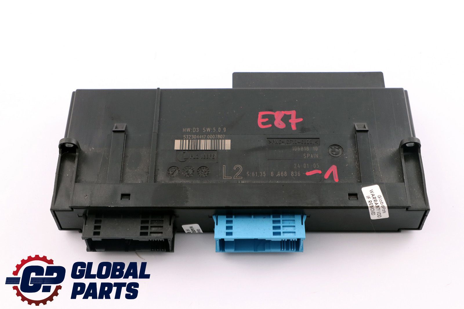 BMW e87 ECU Steuergerät Komfortsteuergerät L2 61356968836 6968836