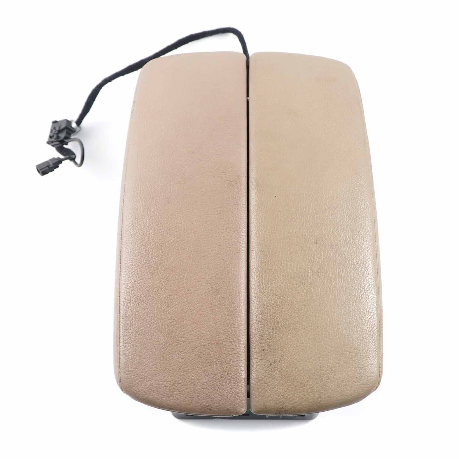 BMW X5 E70 Front Middle Armrest Centre Console Telephone Storage Leather Camel