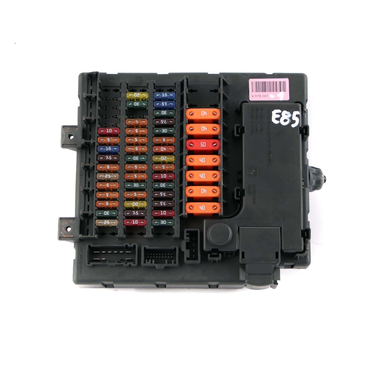 BMW Z4 Series E85 E86 1 Roadster Interior Fuse Box 6978265