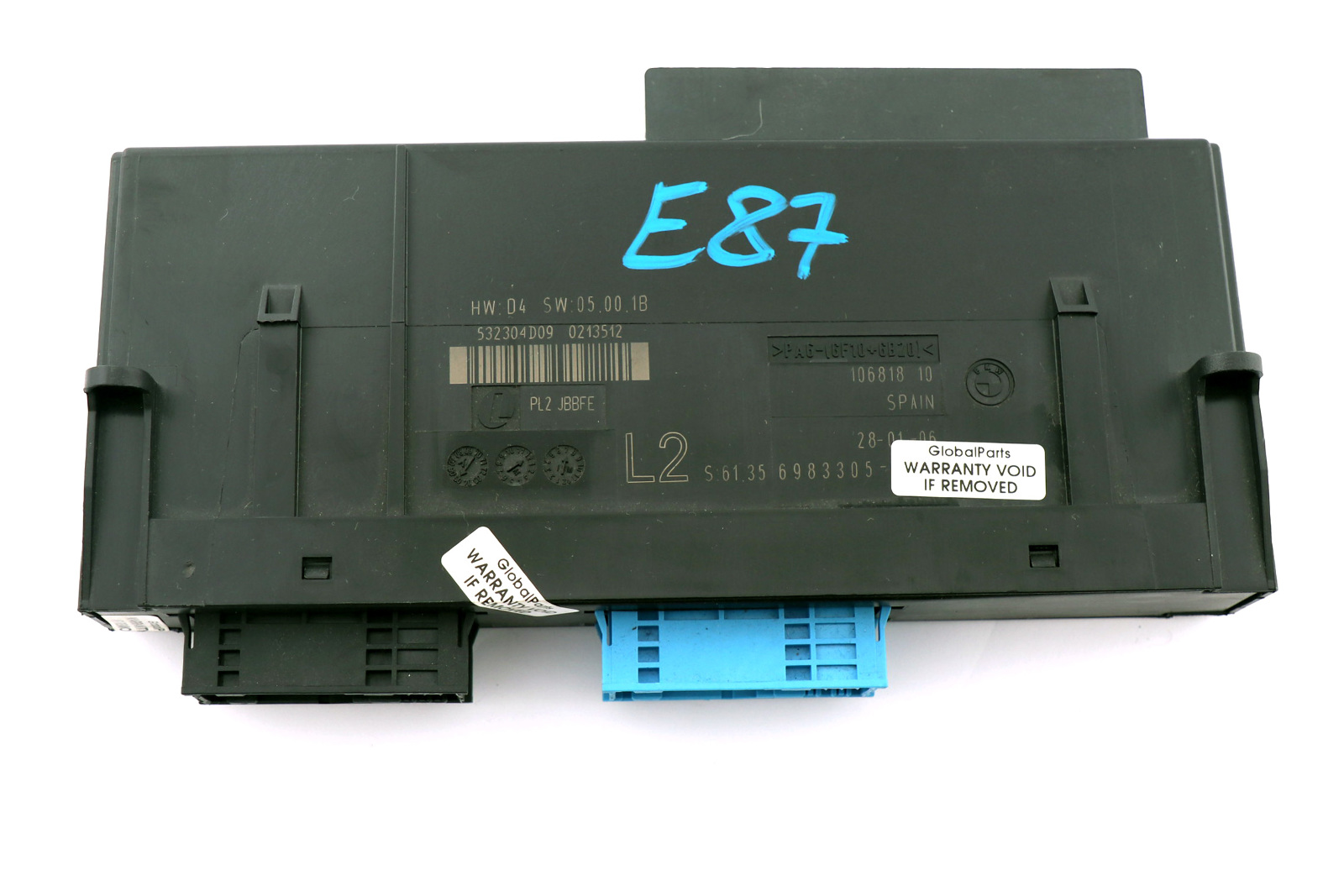 BMW 1 Series E87 Body Control Module Unit L2 ECU 6983305 61356983305