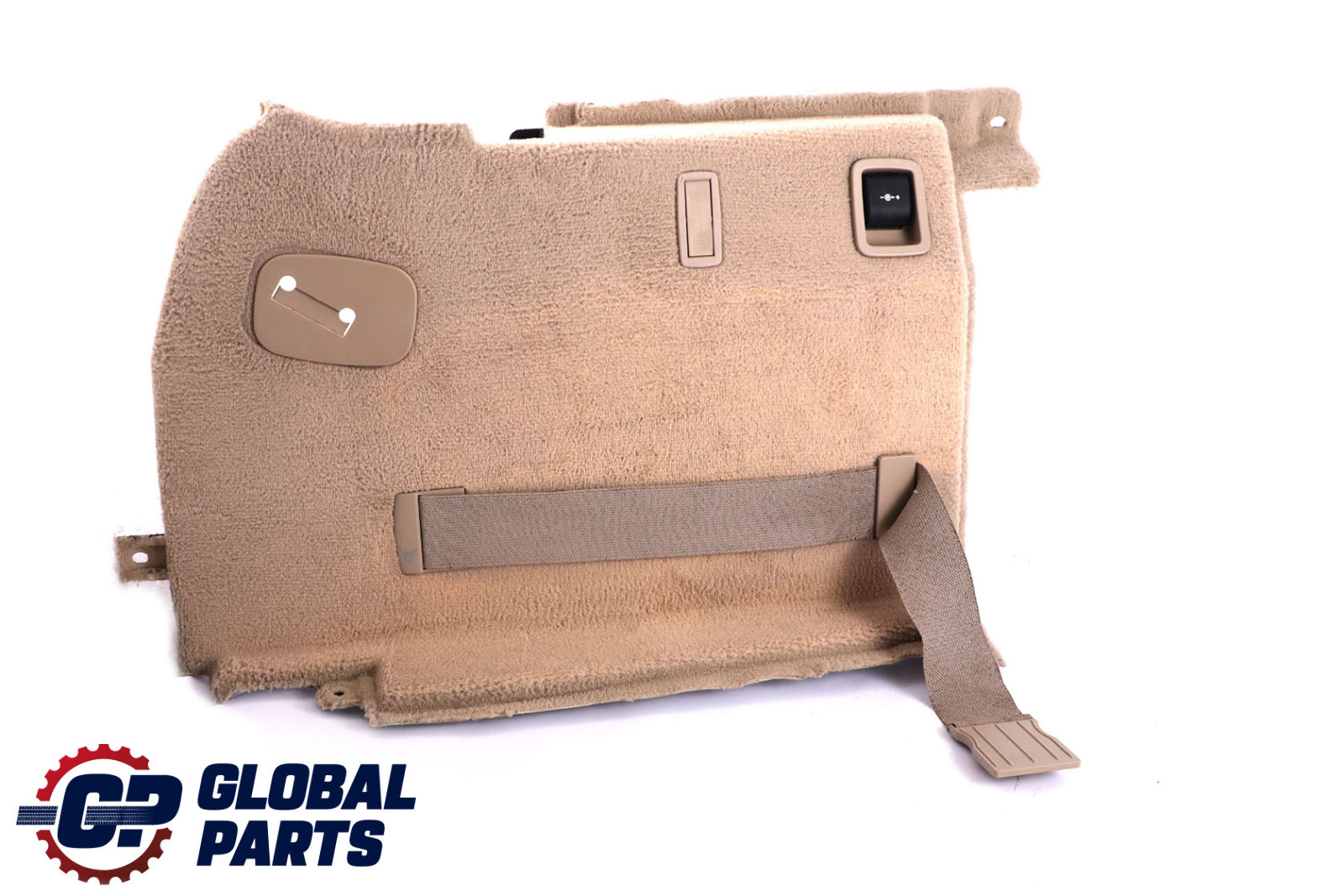 BMW 5 Series E61 Panel Right O/S Trunk Boot Trim Carpet Creambeige 6987036