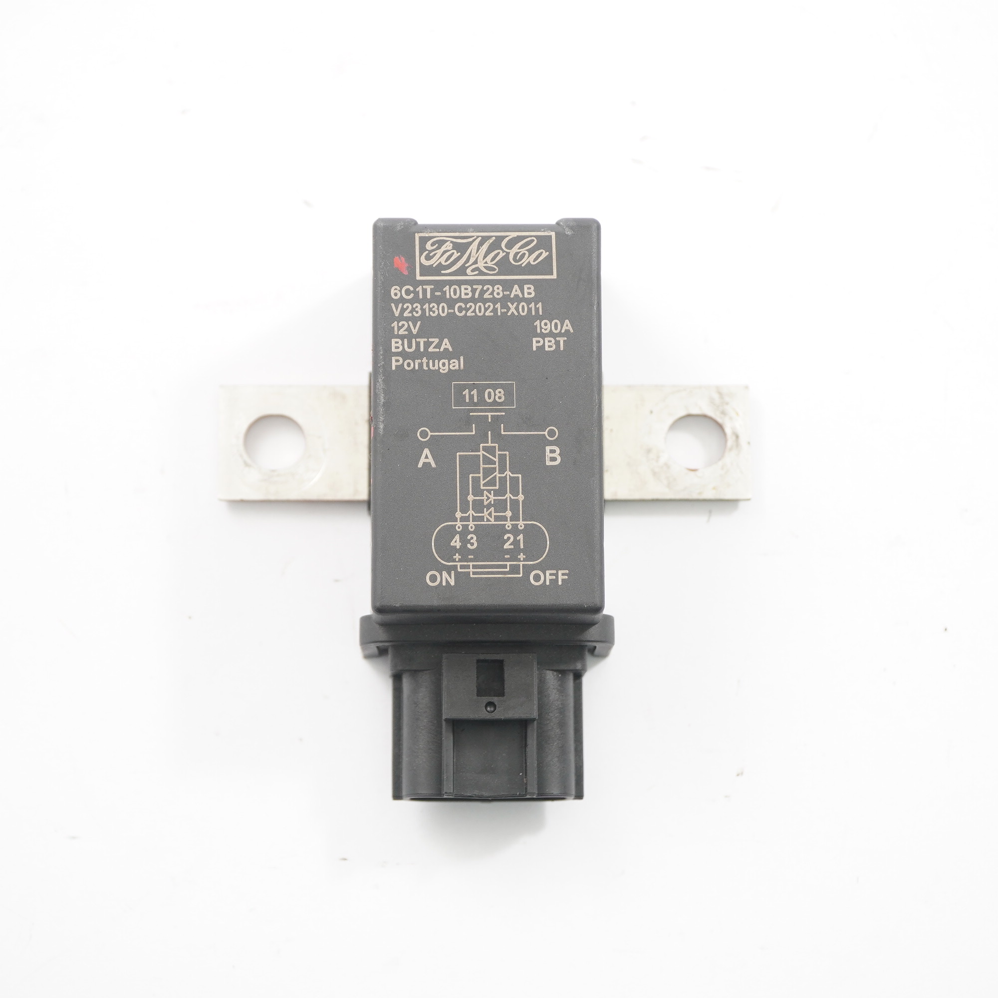 Ford Transit Mk7 Battery Crash Disconnection Control Relay 6C1T-10B728-AB