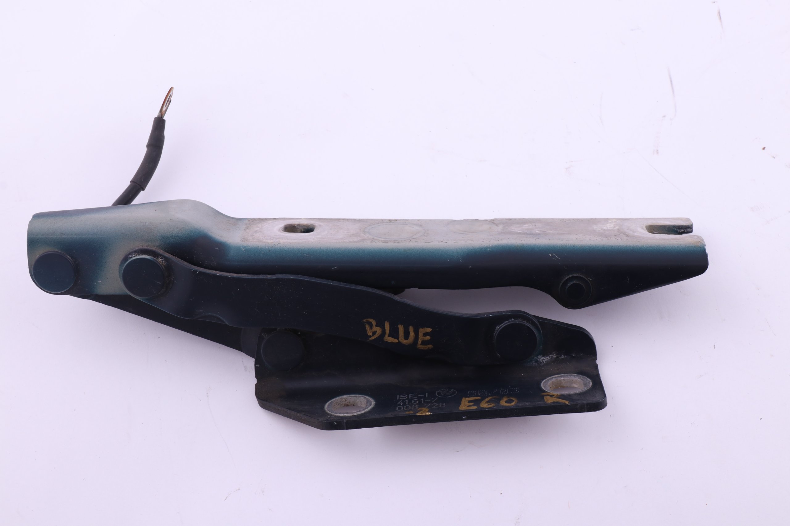 BMW 5 Series E60 E61 Right O/S Engine Hood Hinge Blue 7008728