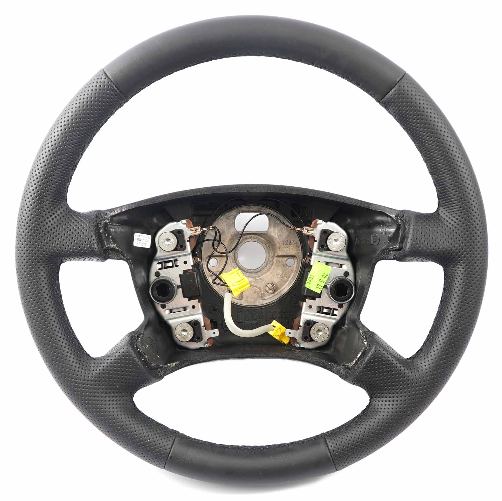 Skoda Fabia I 6Y NEW Black Leather Steering Wheel 6Y0419091E