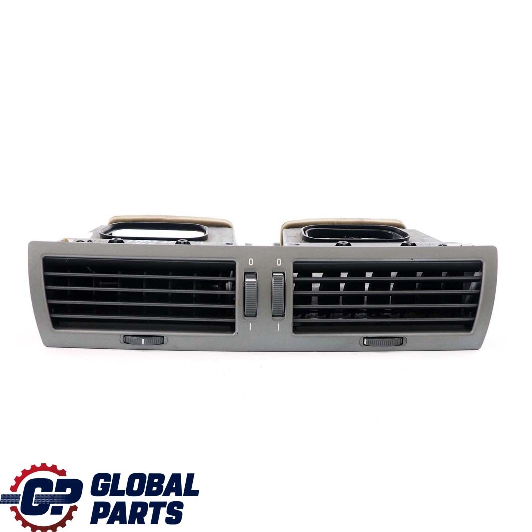 BMW 7 Series E65 E66 E67 1 Front Center Fresh Air Grille Vent Dark Silver