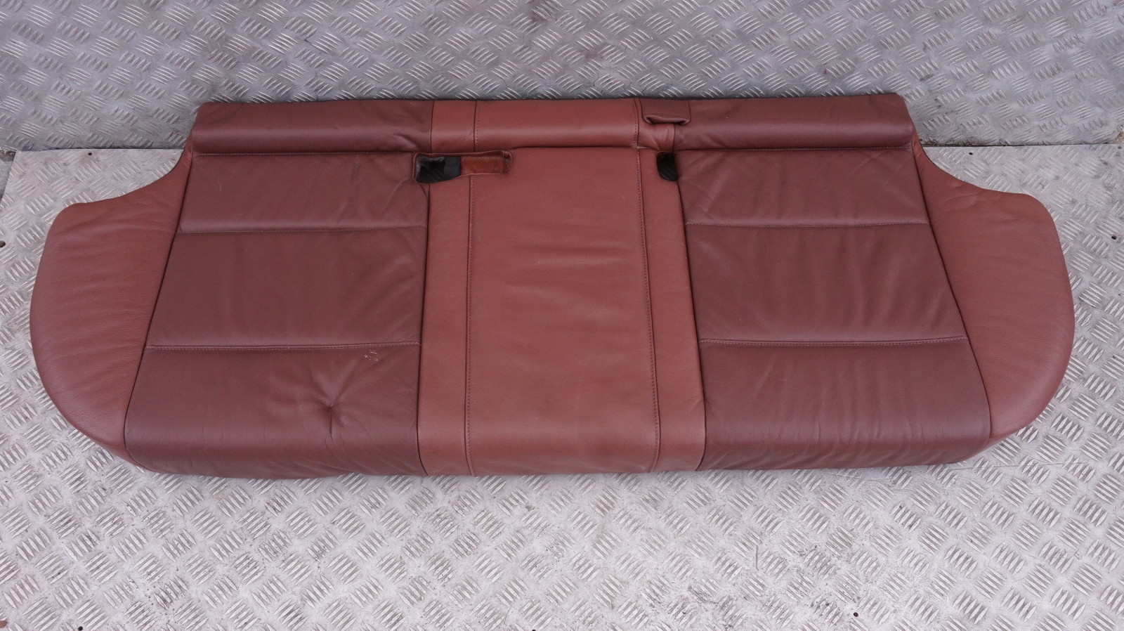 BMW X5 SERIES E53 Leather Interior Rear Seat Sofa Couch Bench Mahagoni