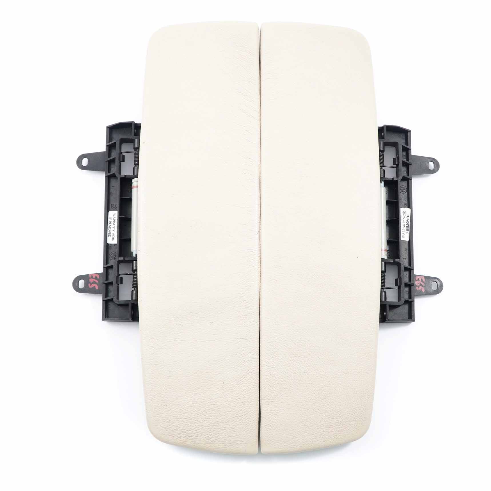 Armrest Cover Set BMW E65 E66 E67 Centre Console Panel Leather Cream Beige