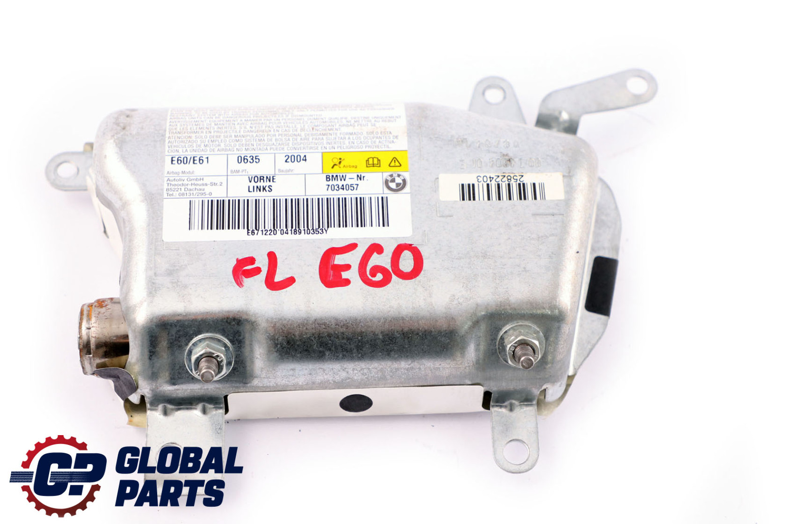 BMW 5 Series E60 E61 LCI Left Front Door Airbag Module N/S 7034057