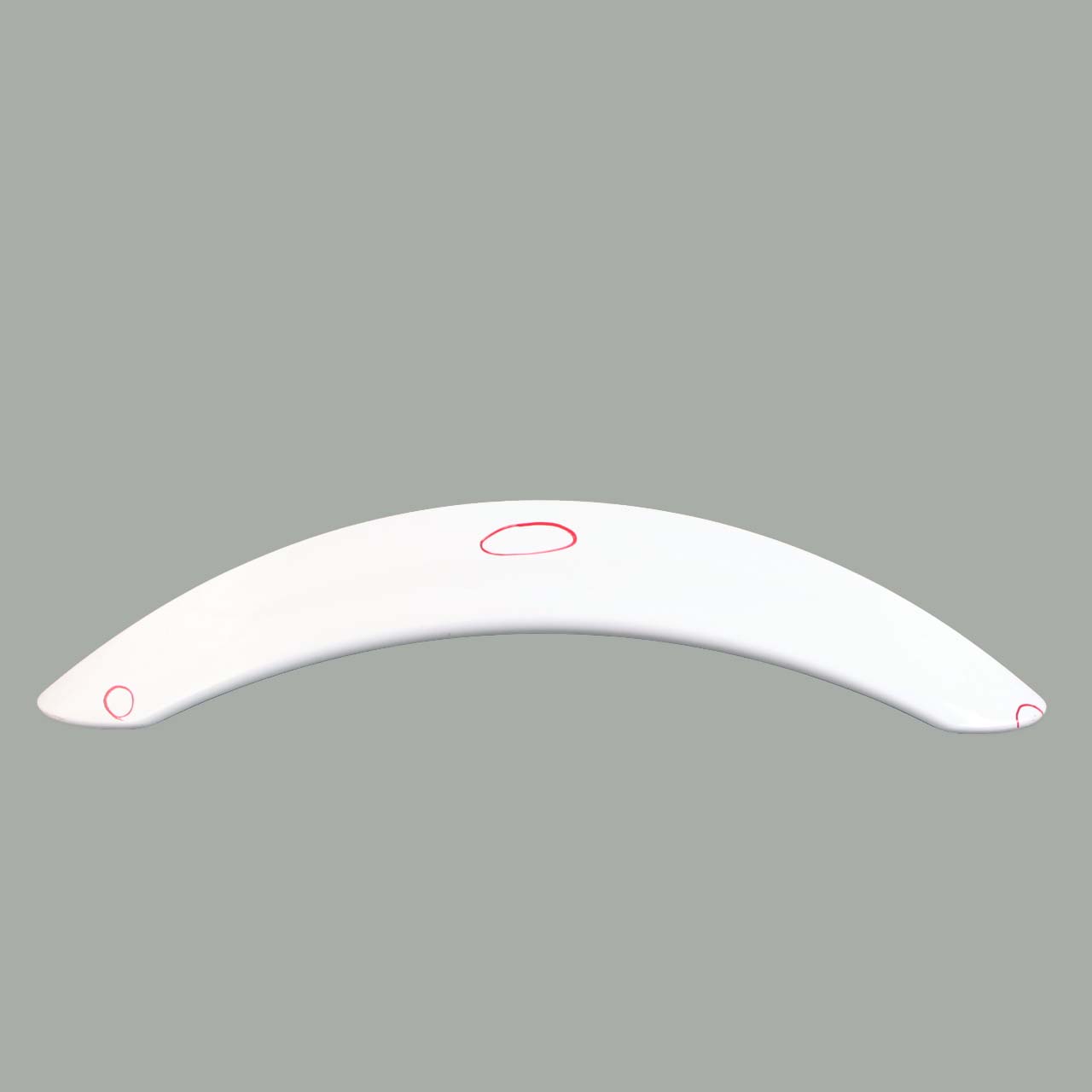 Mini Cooper S R53 Rear Boot Tailgate Trim Panel Spoiler White 7061608