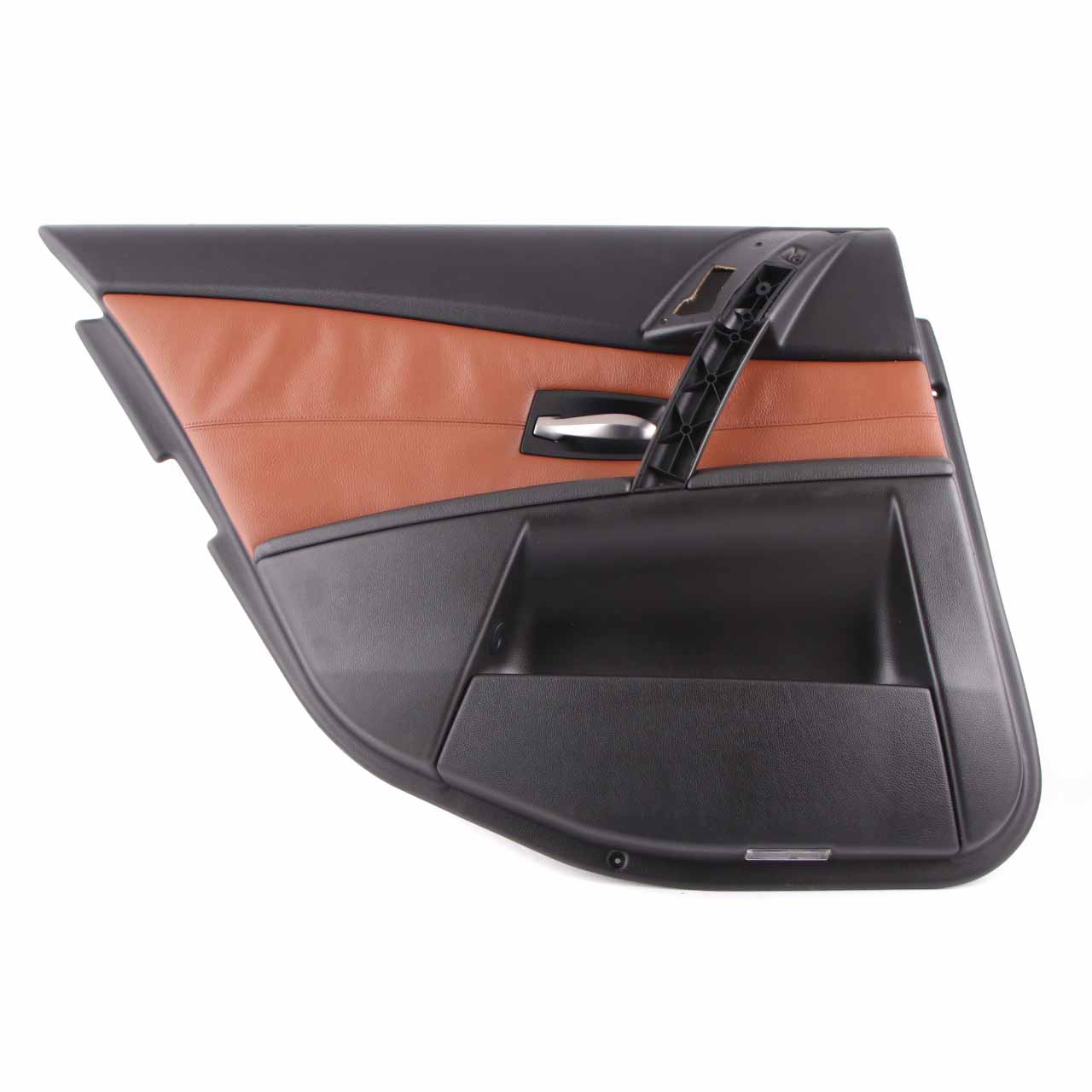 Door Card BMW E60 Rear Left N/S Door Lining Cover Trim Panel Leather Brown