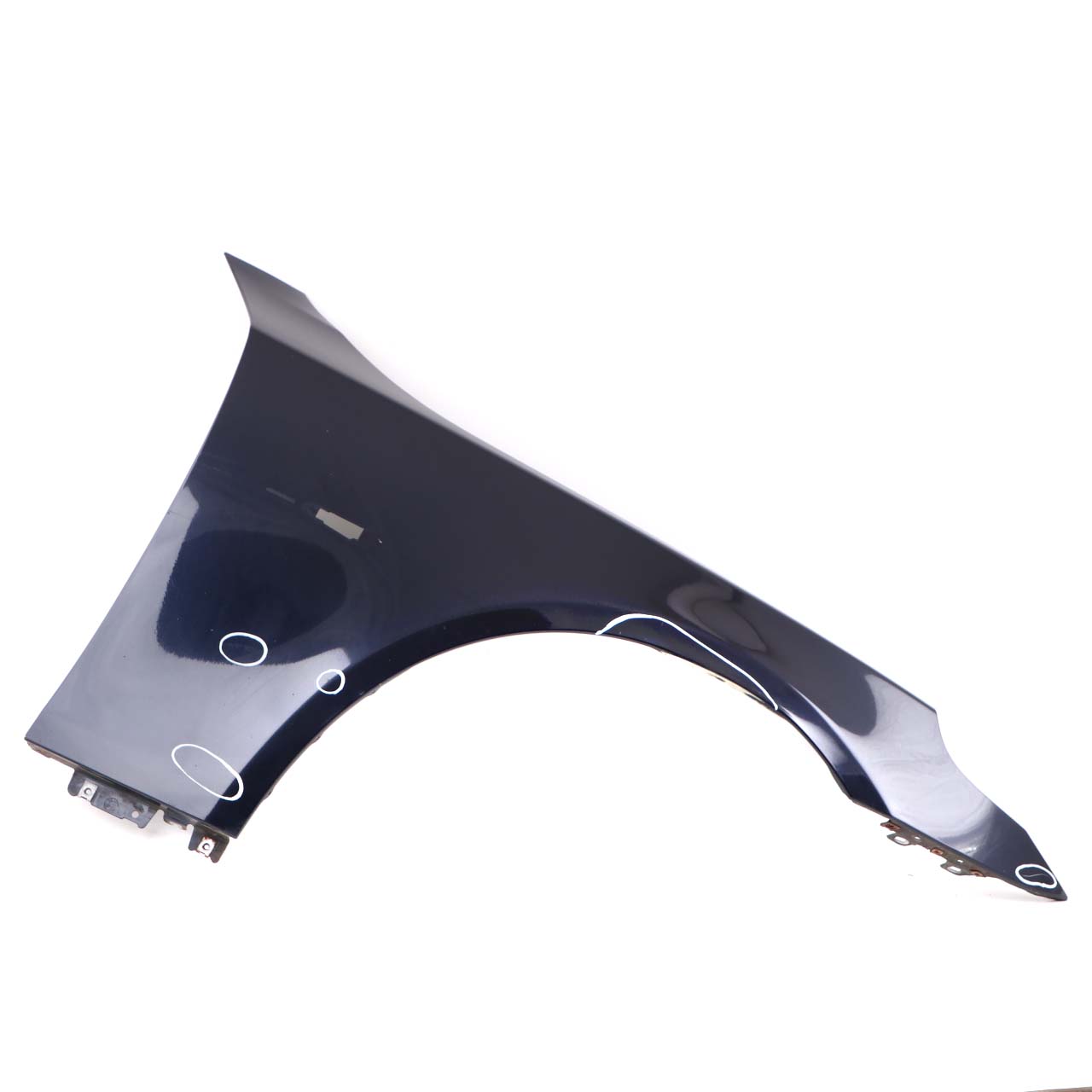 BMW 5 Series E60 E61 Front Right Wing Fender Side Panel O/S Orientblau Blue 317