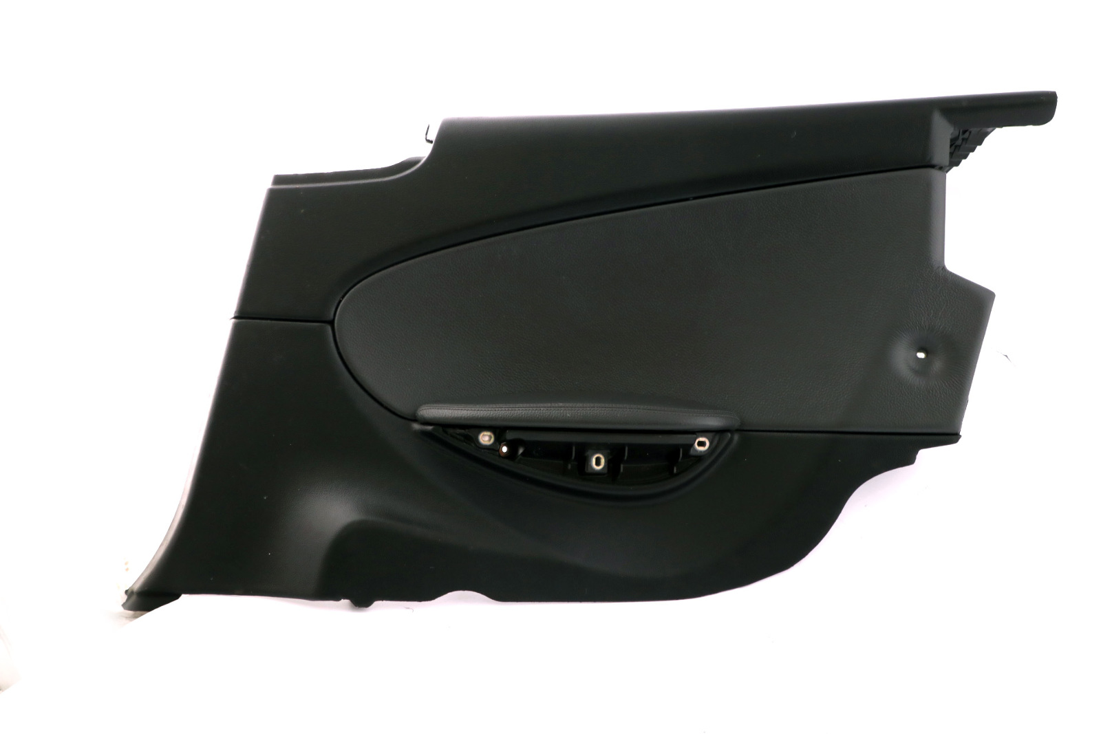 BMW 6 Series E63 E64 Rear Right O/S Lateral Trim Panel Leather Black