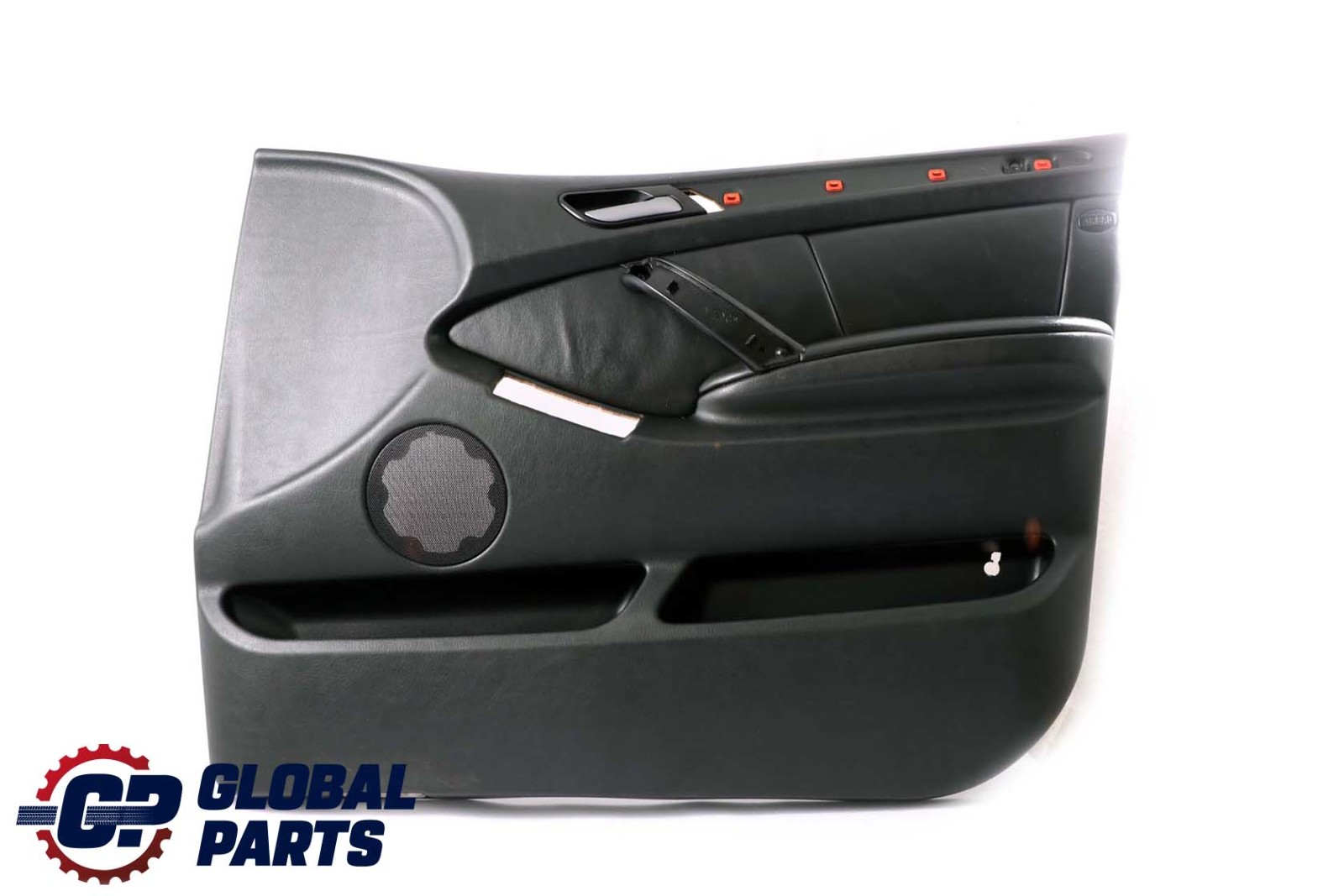 BMW X5 Series E53 Front Right O/S Door Card Black Walknappa Leather Trim Panel