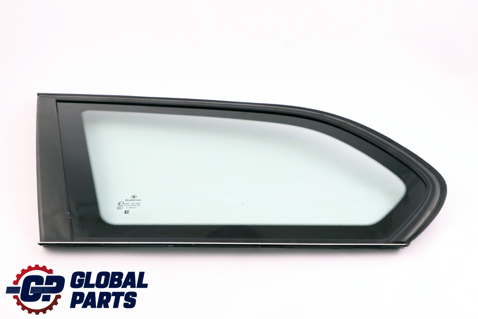 BMW E91 LCI Green Side Window With Gasket Left Rear Glass N/S Chrome