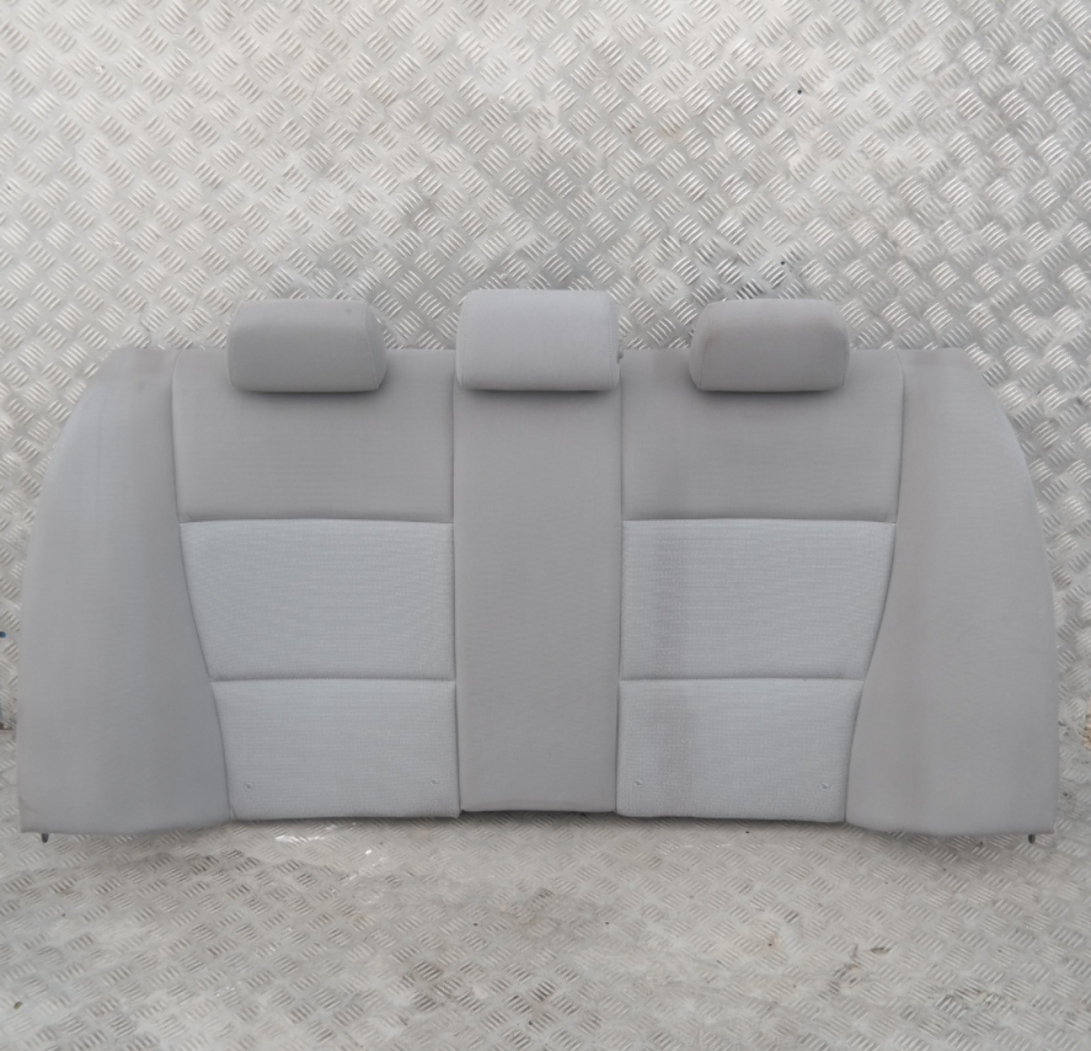 BMW 3 SERIES E90 Cover Backrest Rear Seat Couch Cloth Stoff Fluid Grau Grey