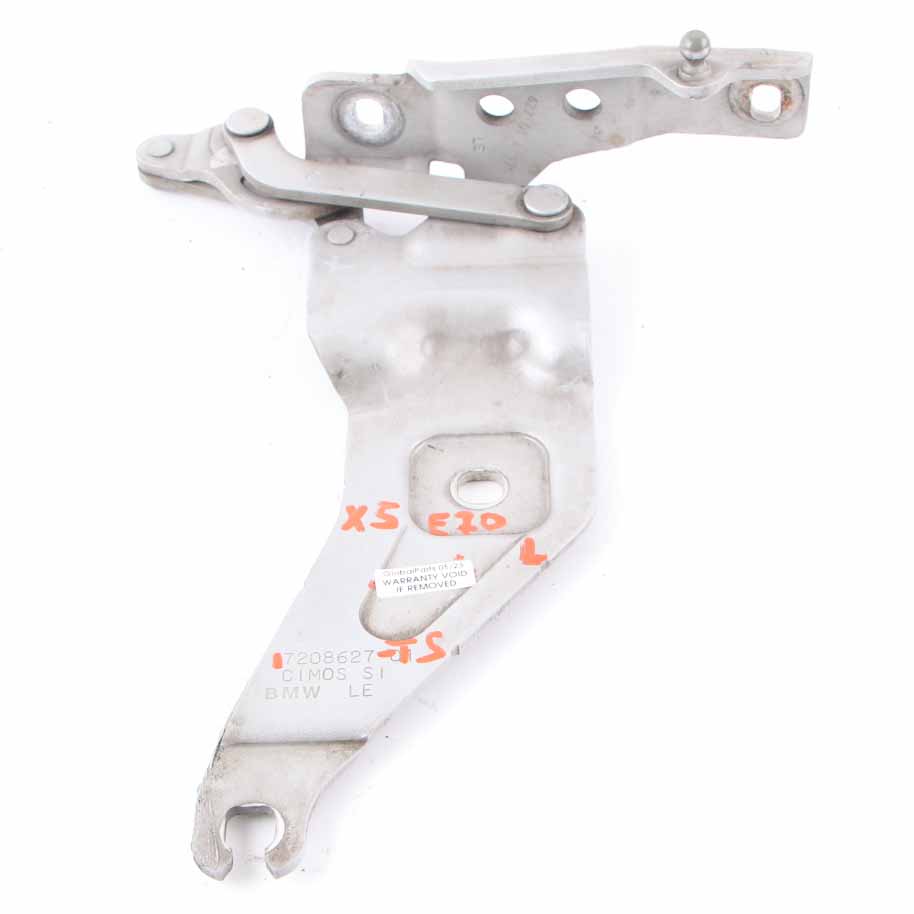 Hood Hinge BMW X5 E70 X6 E71 Bonnet Left N/S Titan Silver Metallic - 354 7208627