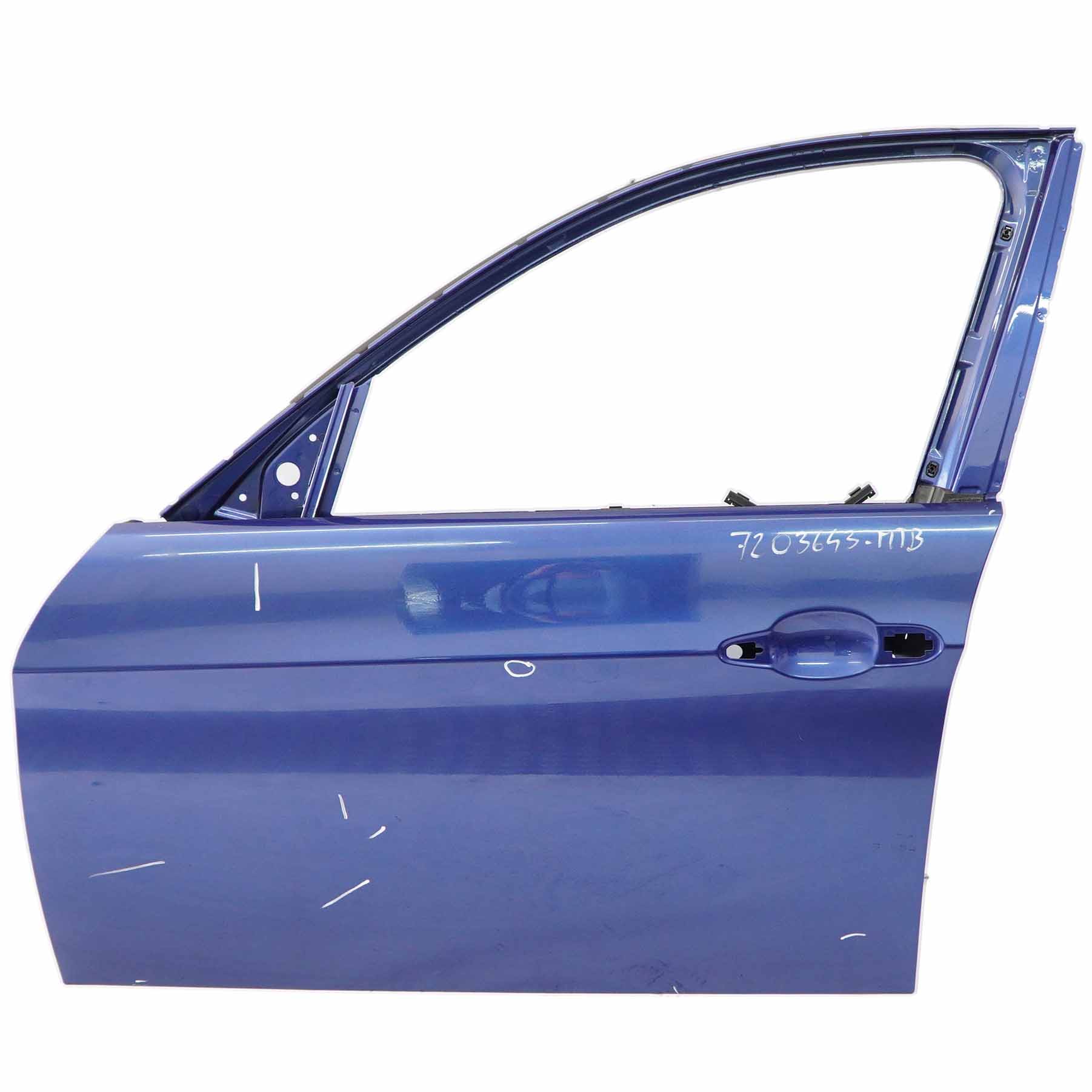 BMW E90 E91 Door Front Left N/S Montegoblau Montego Blue - A51