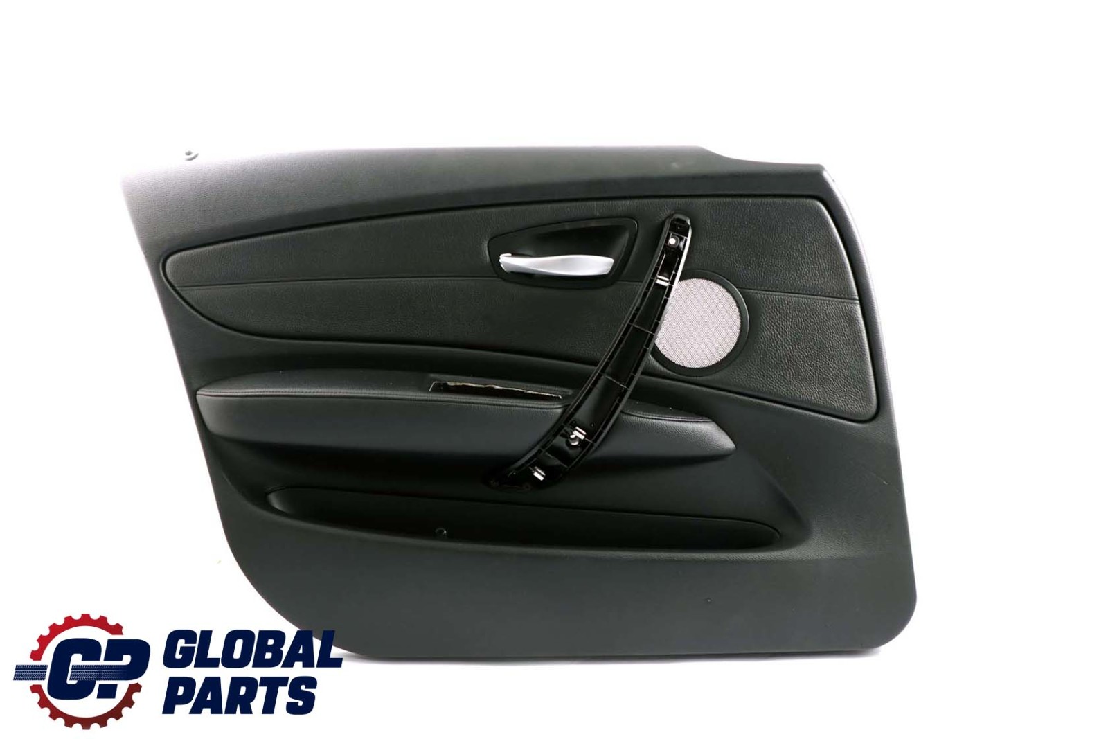 BMW 1 Series E87 LCI Front Left N/S Door Card Trim Panel Black Leather