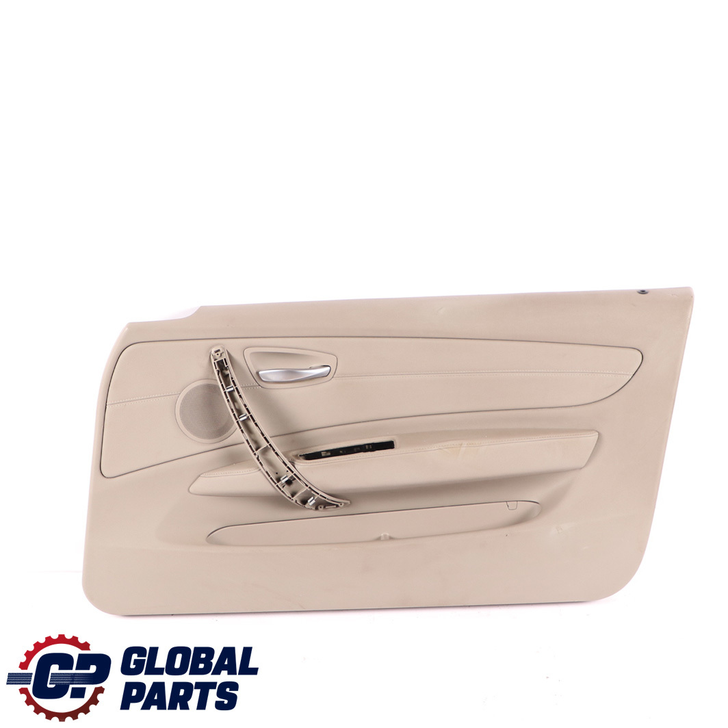 BMW E81 E82 Front Right O/S Door Lining Card Cloth Leather Boston Beige