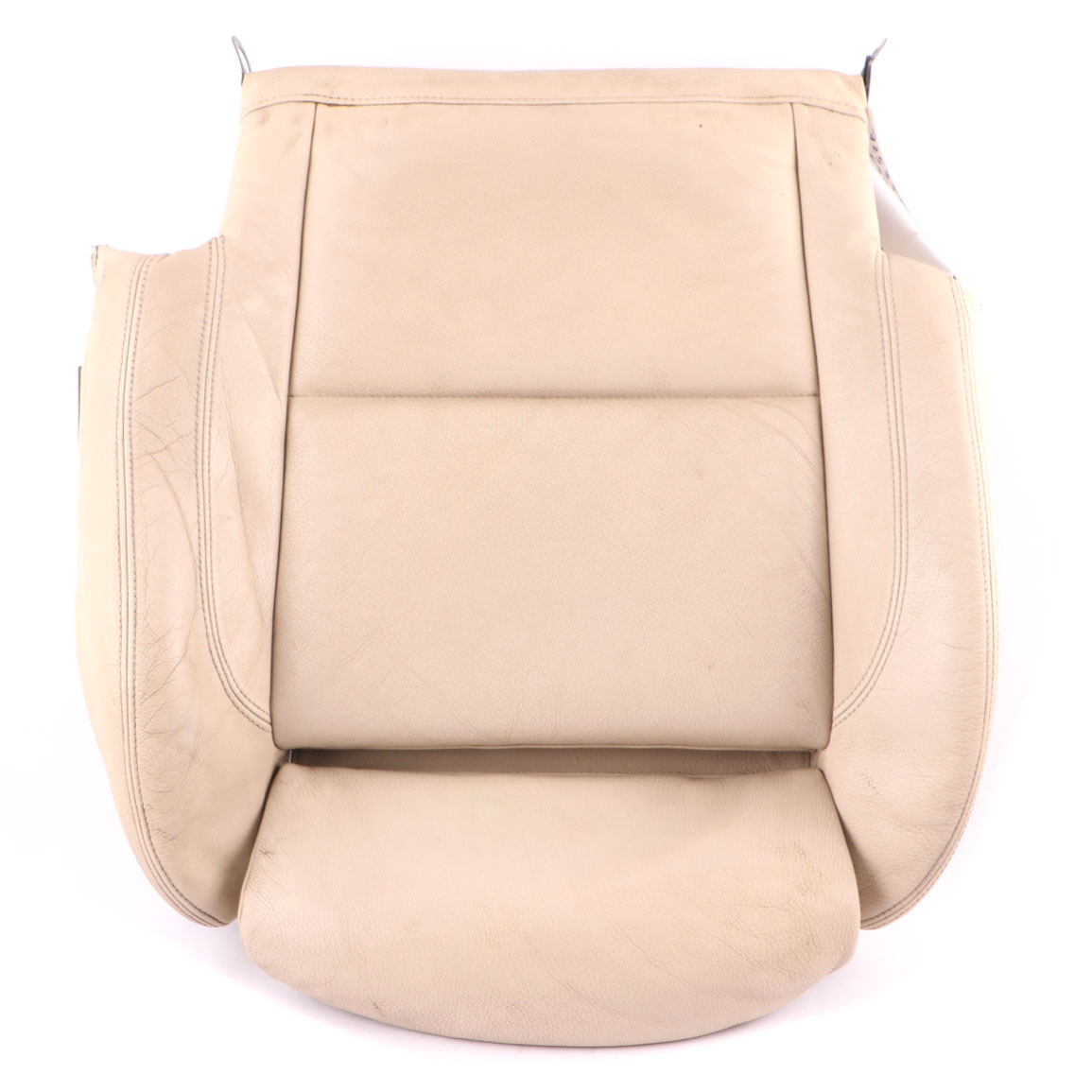 BMW E93 Convertible Front Right Sport Seat O/S Cover Leather Cream Beige