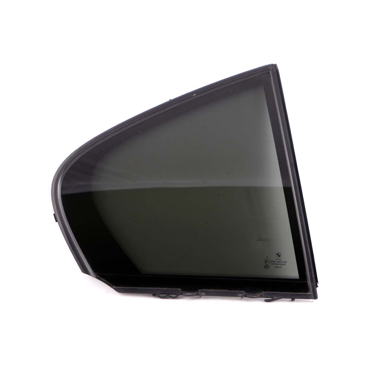 BMW 3 Series F30 Door Fixed Side Window Glass Panel Black SSG Rear Right O/S AS3