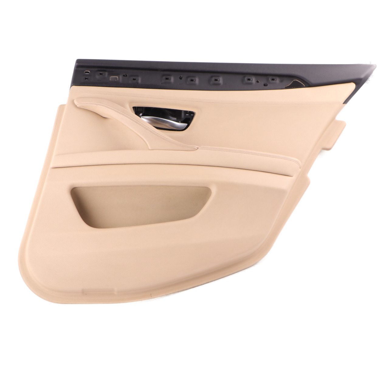 BMW F10 F11 Door Card Rear Right O/S Lining Panel Leather Beige 7273282