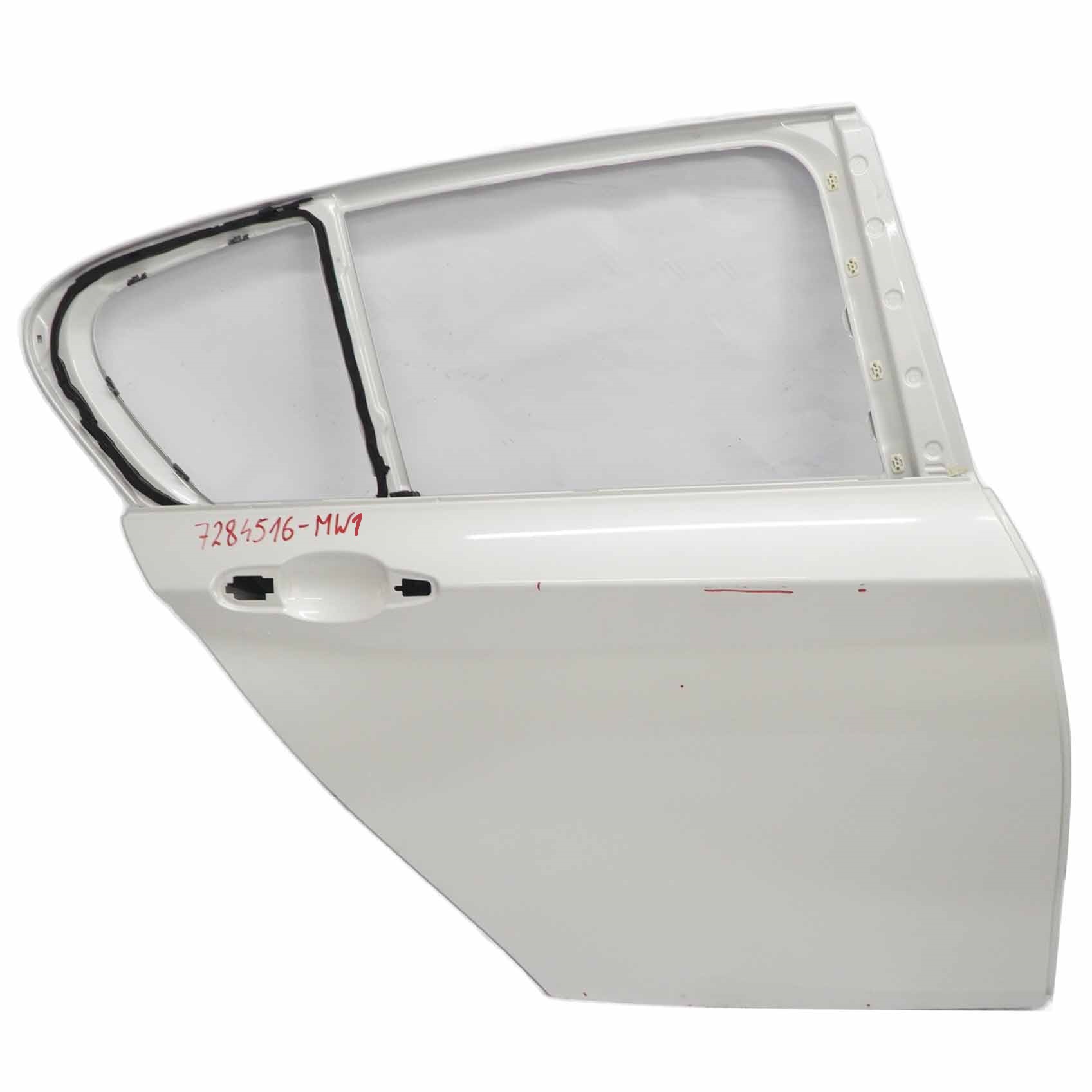 BMW F20 Door Rear Right O/S Mineralweiss Mineral White Metallic - A96