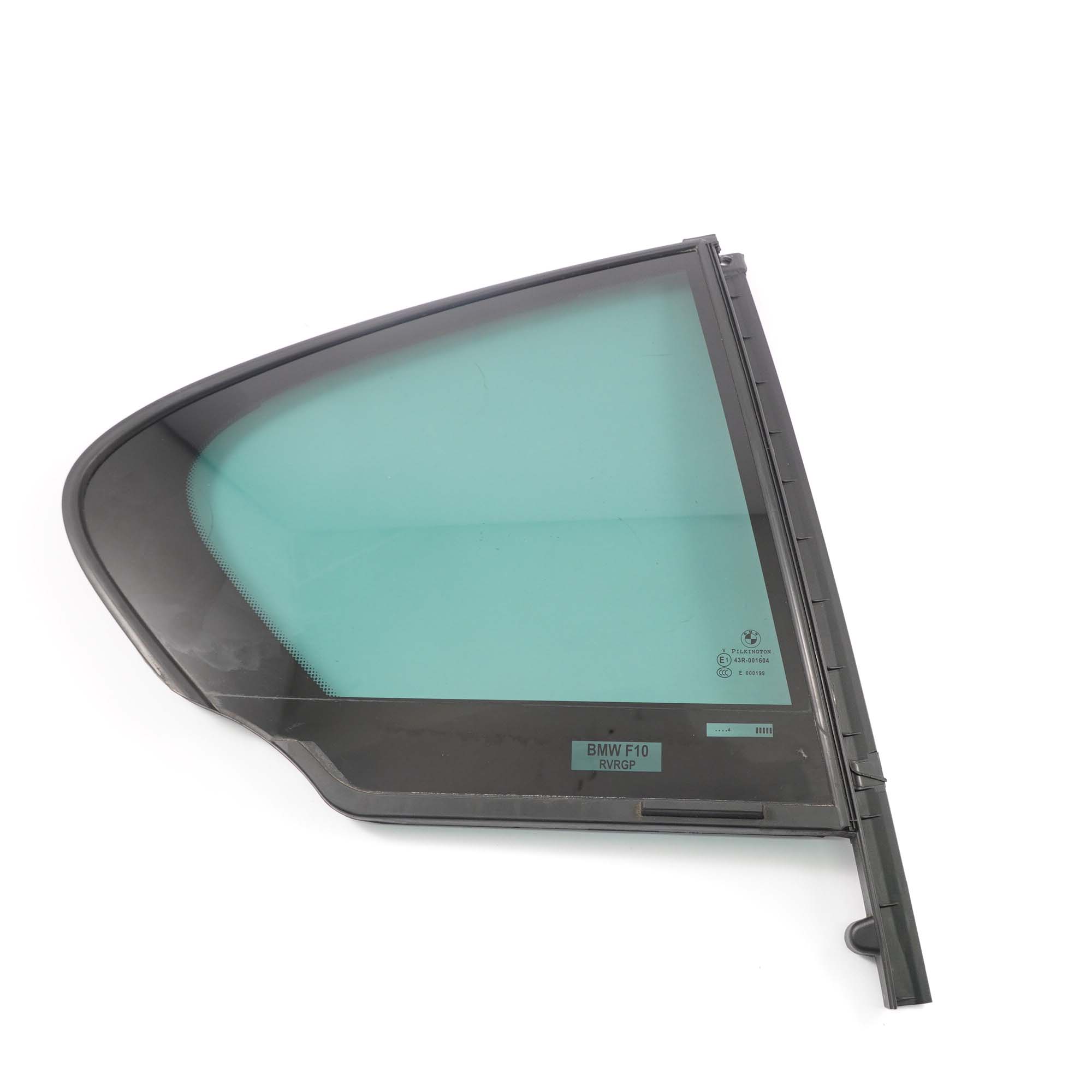 BMW F10 Side Window Glass Rear Right Door O/S Fixed Tinted Black AS3