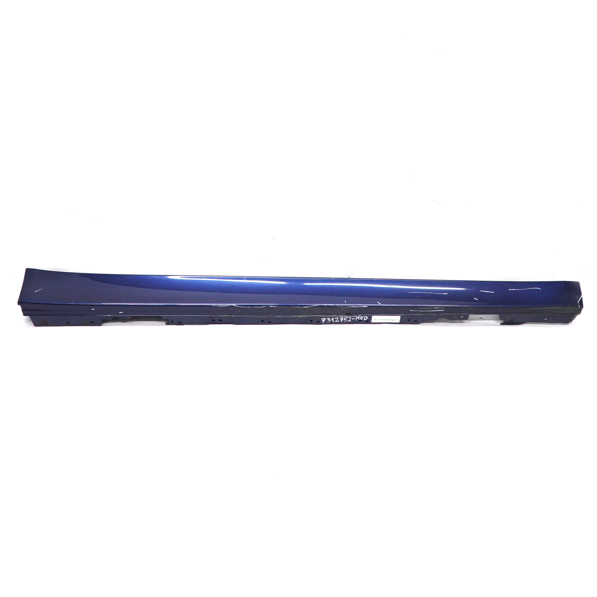 BMW F30 F31 Side Skirt Sill Strip Right O/S Mediterranean Blue Metallic - C10