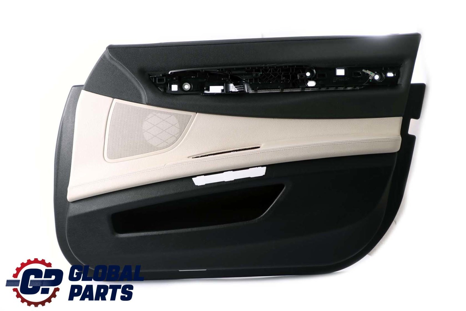 BMW 7 F01 F02 Front Right O/S Trim Panel Door Card Leather White