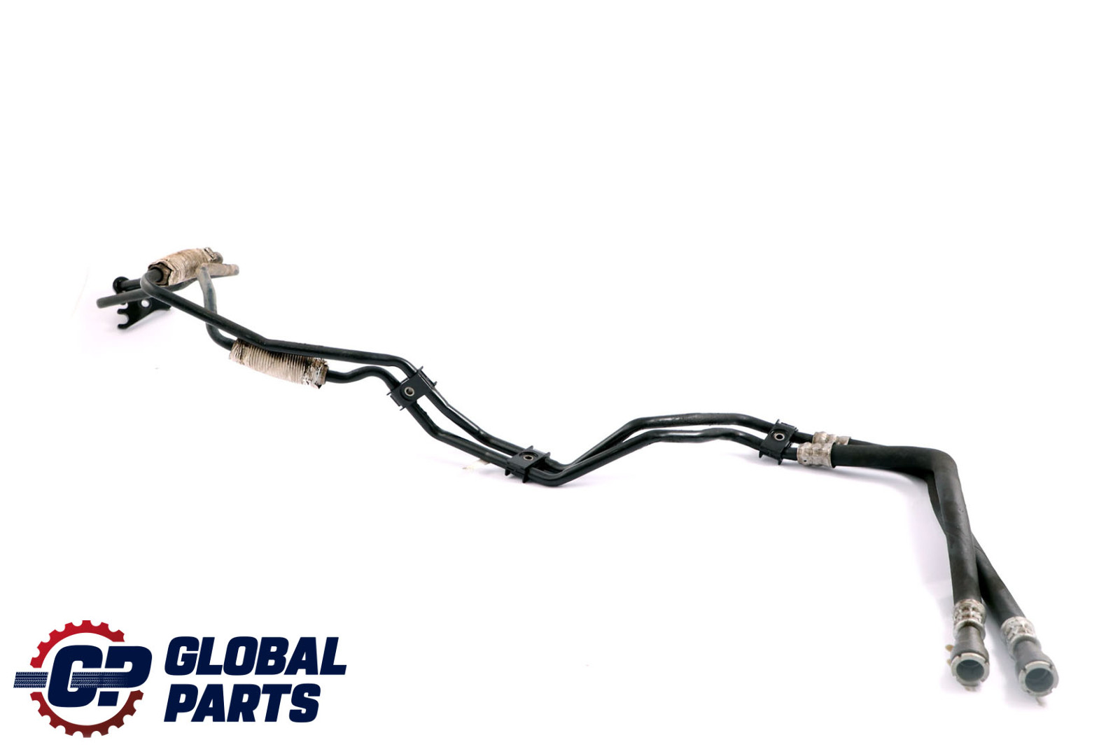 BMW 5 6 Series E60 E61 E63 N62 Transmission Oil Cooler Line Pipe Return Flow