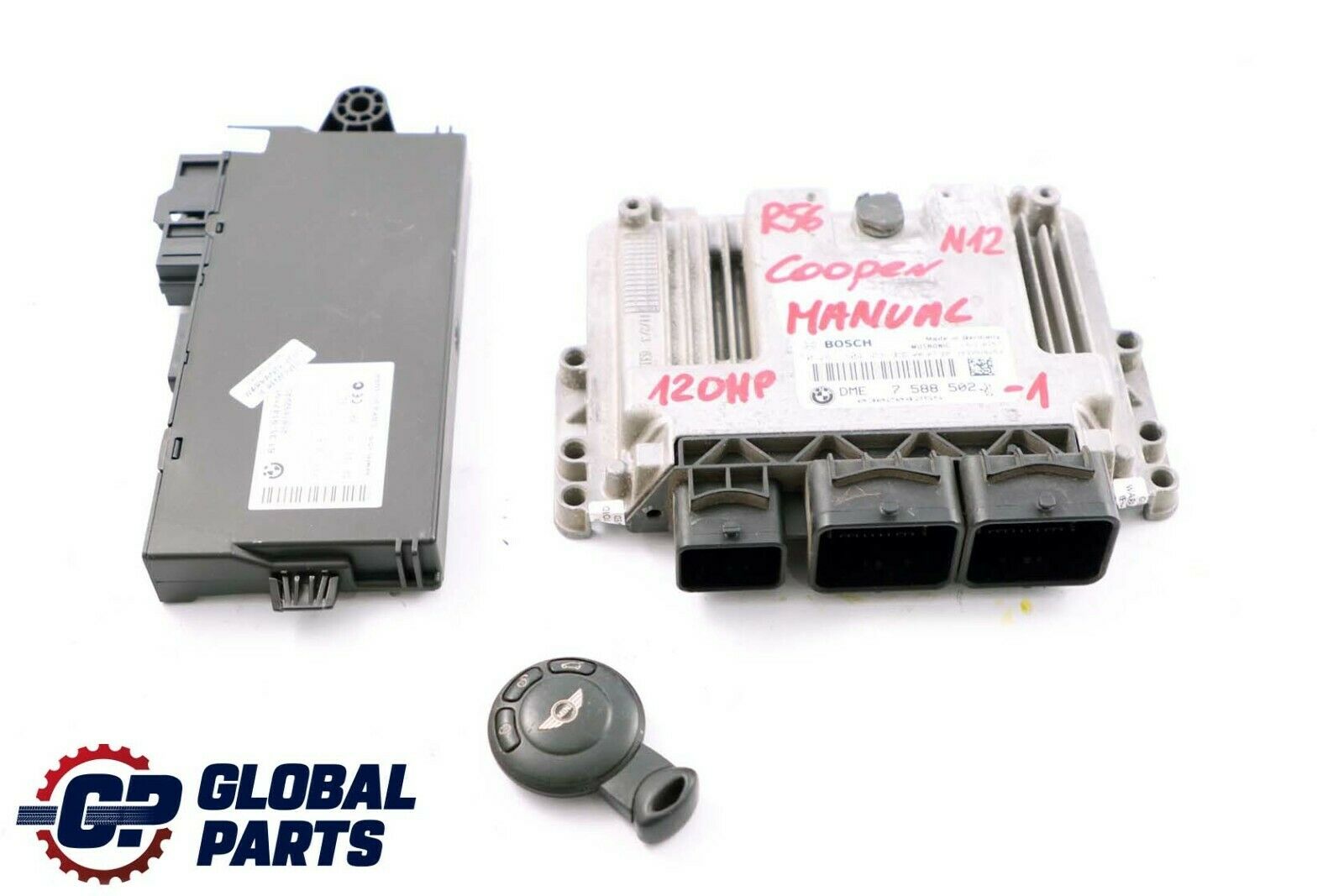 MINI Cooper R55 R56 N12 1.6 ECU Kit Steuergerät DME 7588502 + CAS3 Schlüssel