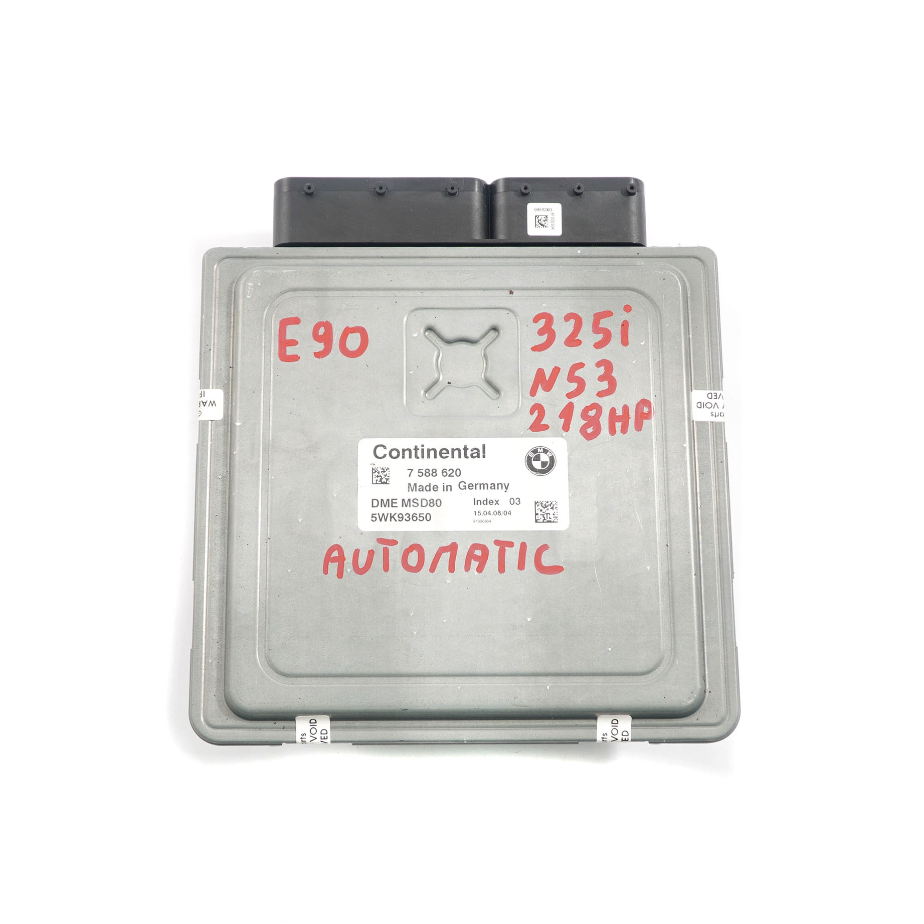 BMW E60 E90 325i 525i N53 218HP ECU Motorsteuerungsmodul DME 7588620 Automatik