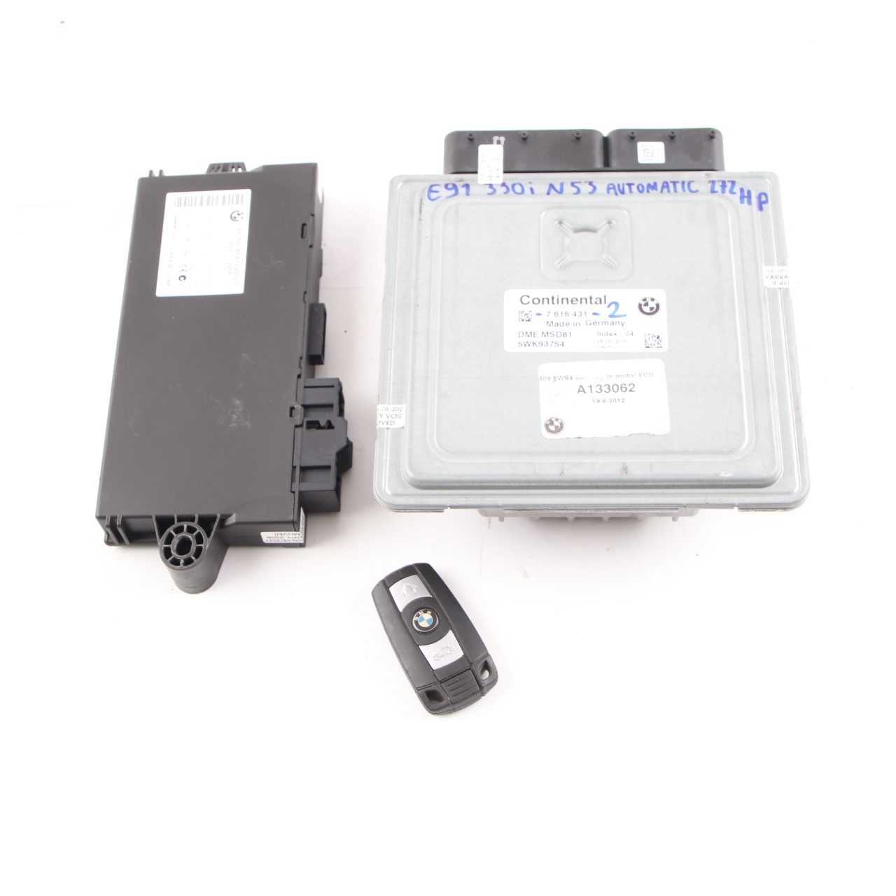 BMW E60 E90 E91 LCI 330i 530i N53 272HP ECU Bausatz DME 7616431 CAS3 Automatik