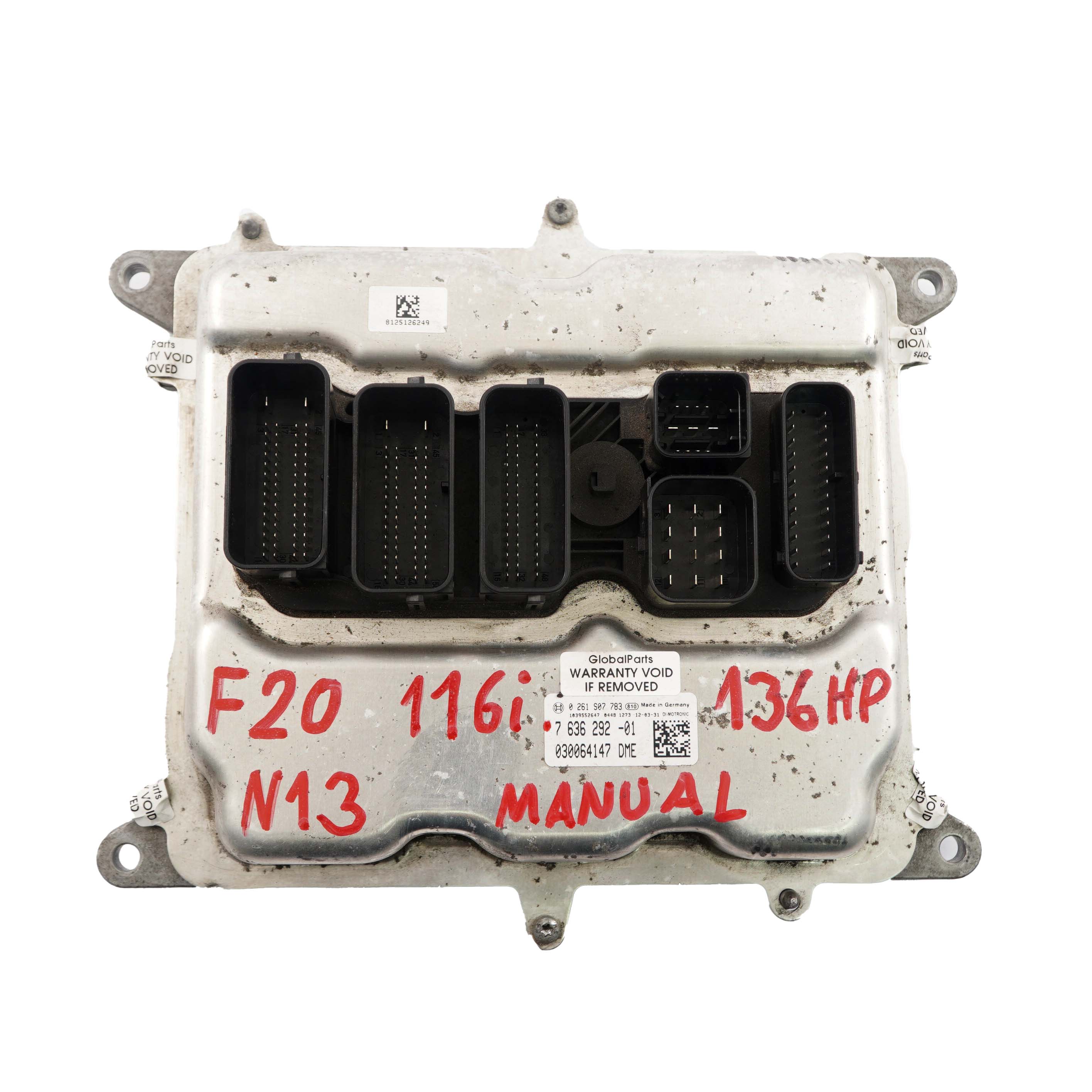 BMW F20 F30 116i 316i N13 136PS Steuergerät ECU Modul DME 7636292 Schaltgetriebe