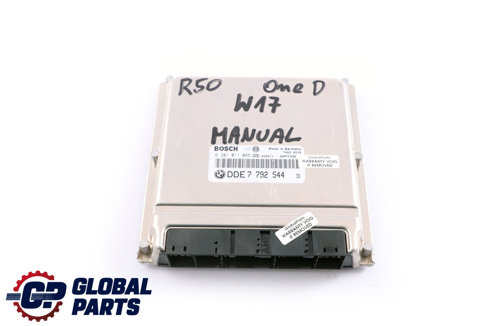 Mini One D Diesel W17 1ND 88HP Motor ECU Unidad de Control DDE 7792544 Manual