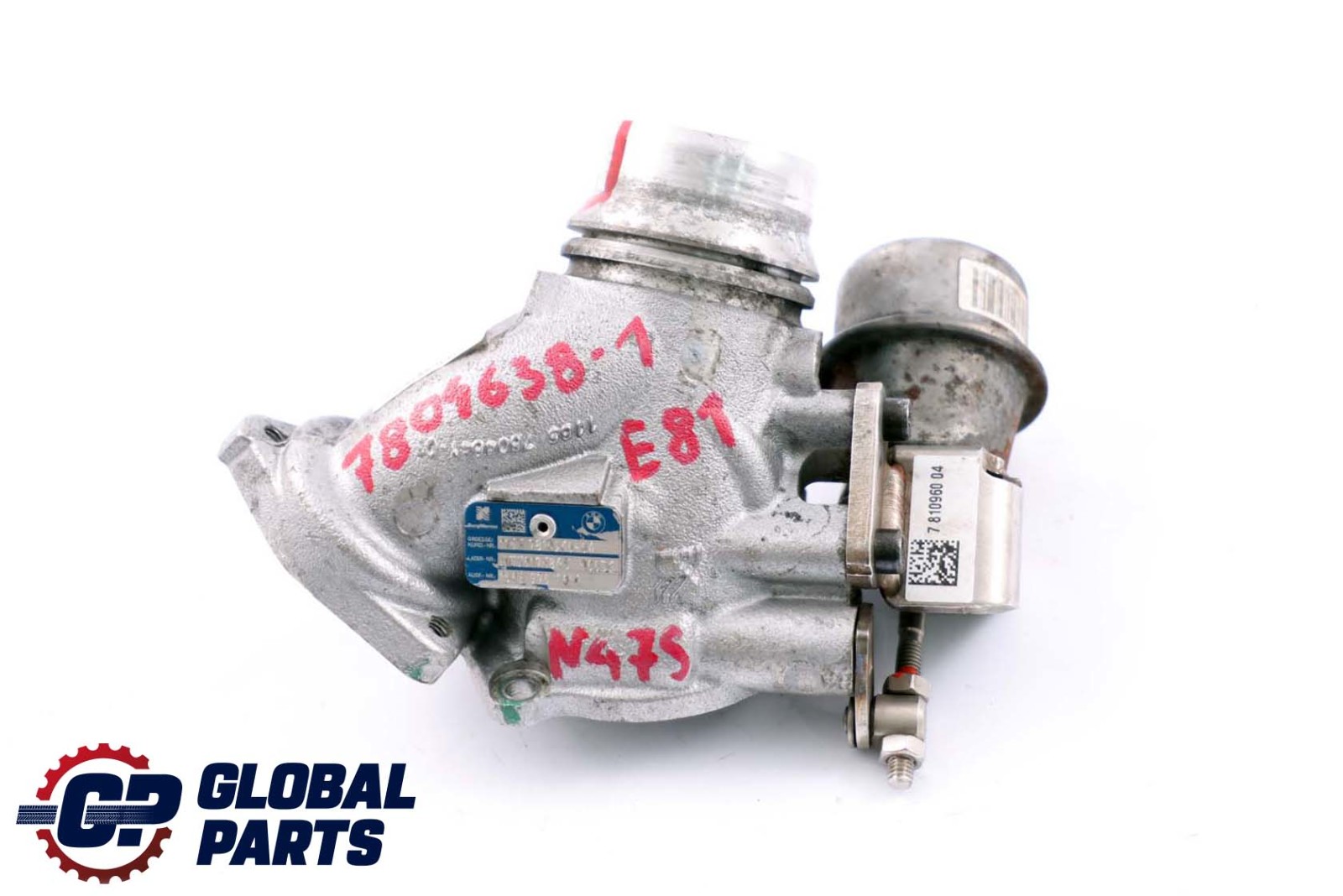 BMW E81 E87 LCI 123d N47S Housing Cover Turbocharger Turbo Part 7804638 7810960