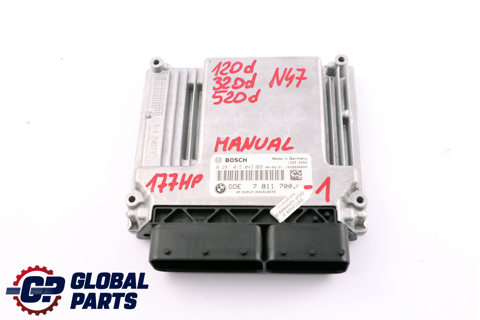 BMW E81 E87 E90 E91 120d 320d N47 Motor Steuergerät 78117000 ECU DDE