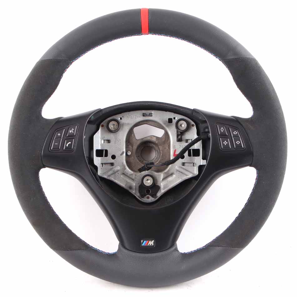 BMW E81 E87 E90 E91 E92 NEW Leather / Alcantara M-Sport Thick Steering Wheel