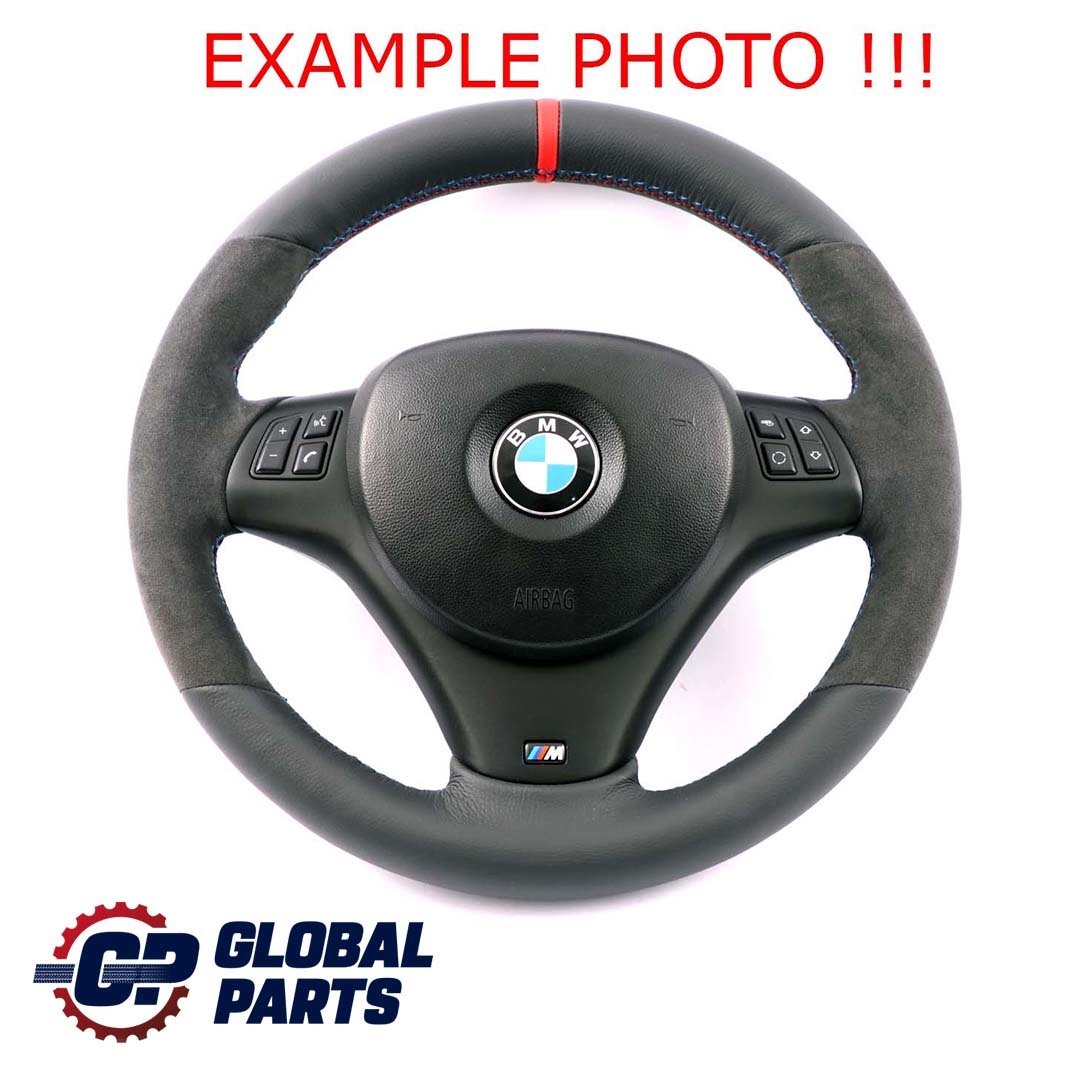 BMW E81 E87 E90 E91 E92 NEW Leather / Alcantara M-Sport Thick Steering Wheel