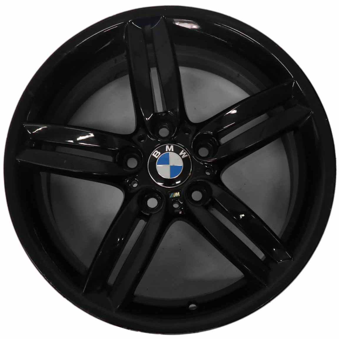 BMW E81 E87 Schwarz Felge Alufelge Hinten 18" 8,5J  M Doppelspeiche 208 7839305